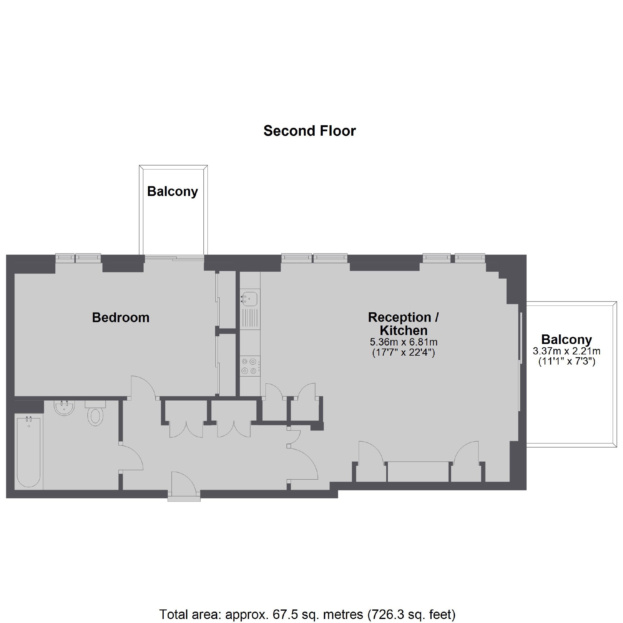 1 Bedrooms Flat to rent in Still Walk, London SE1