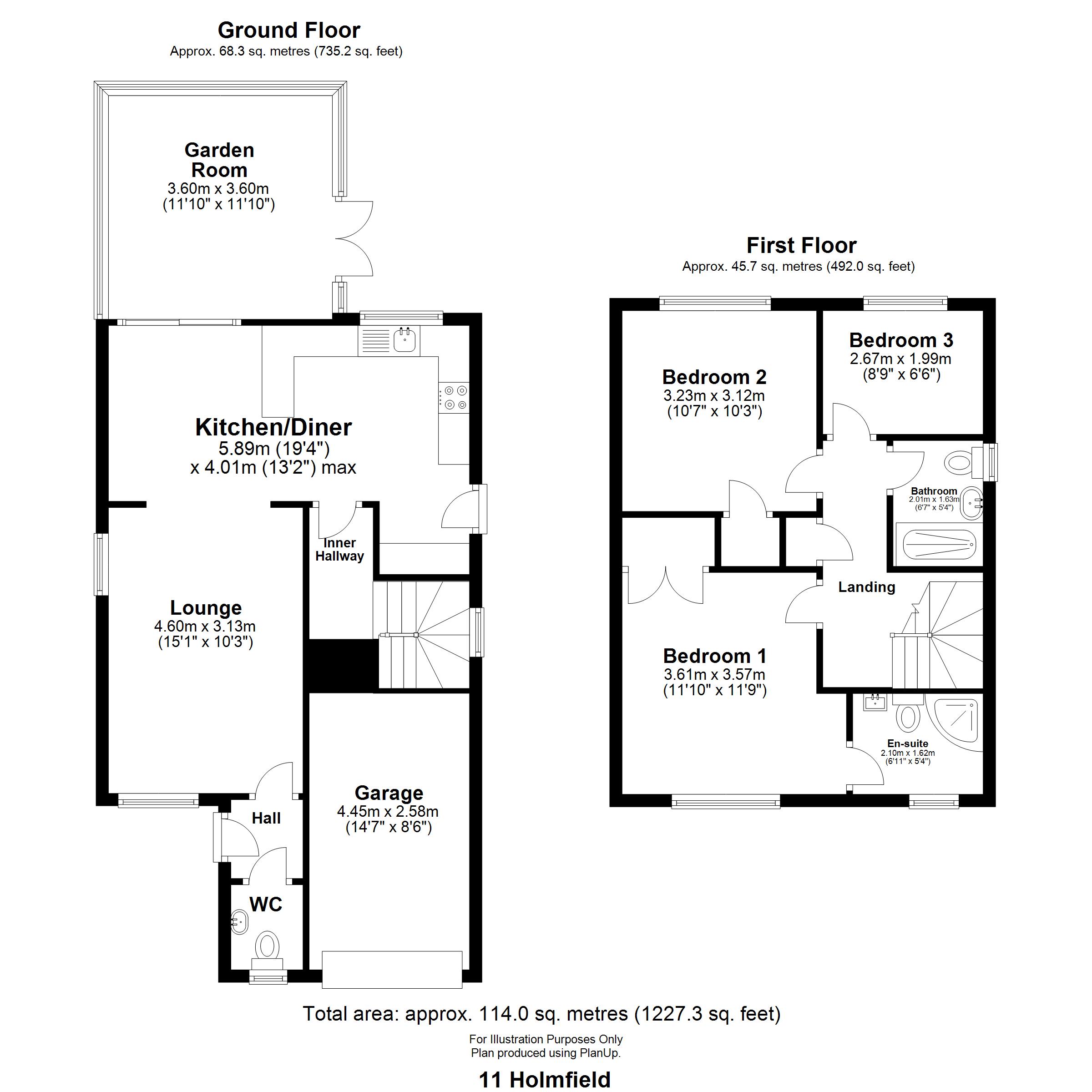 11, Holmfield, Lincoln floorplan