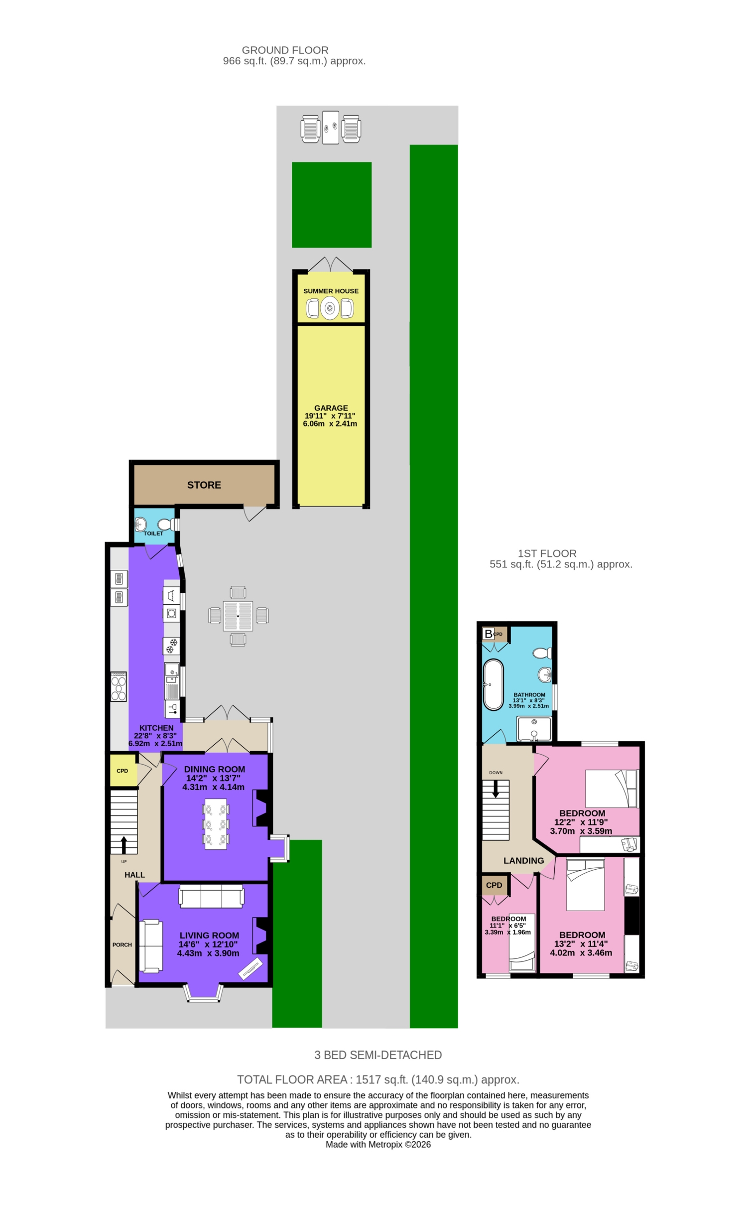 28, SOUTH STREET, SWADLINCOTE floorplan