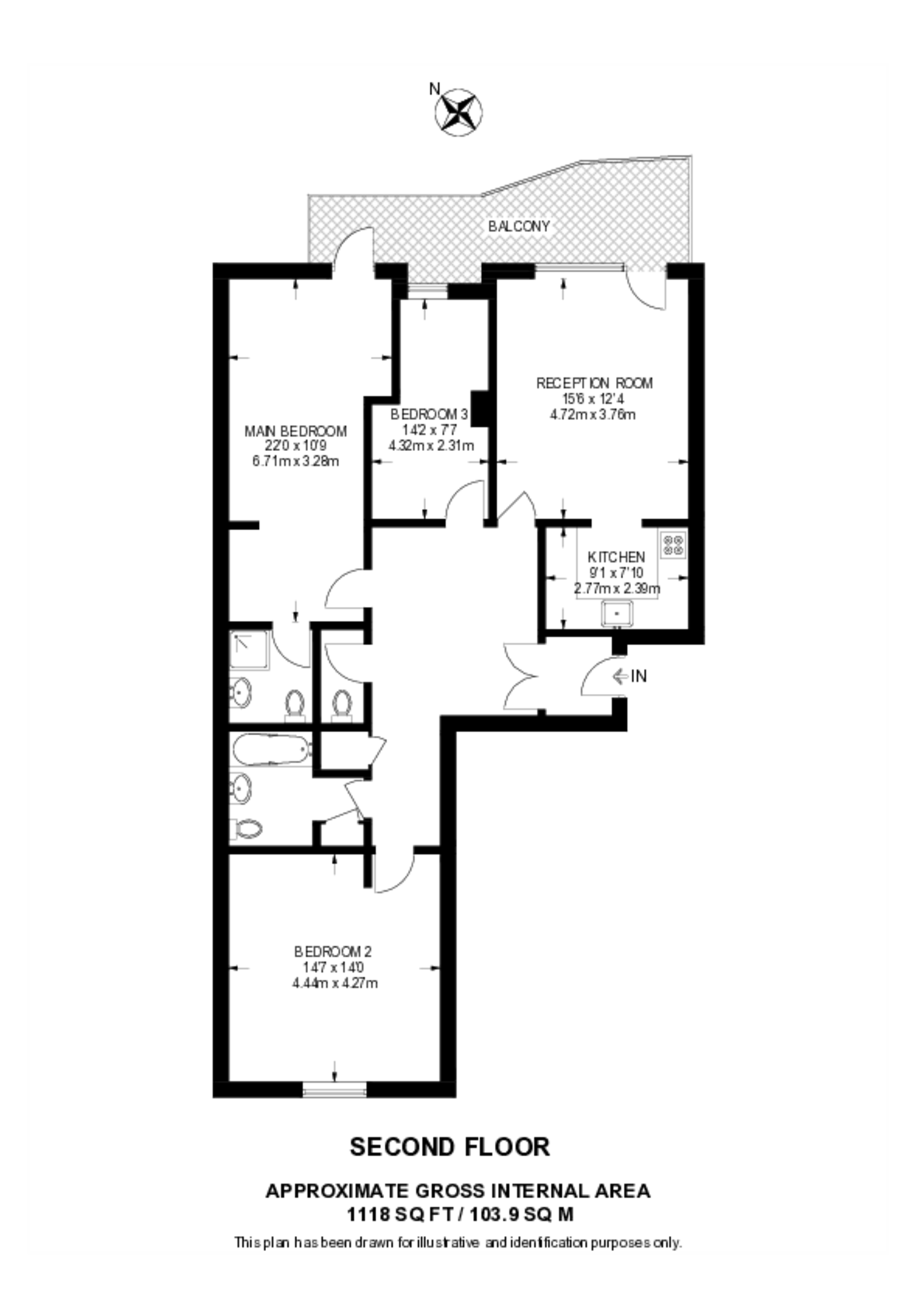 Glaisher Street, Greenwich floorplan