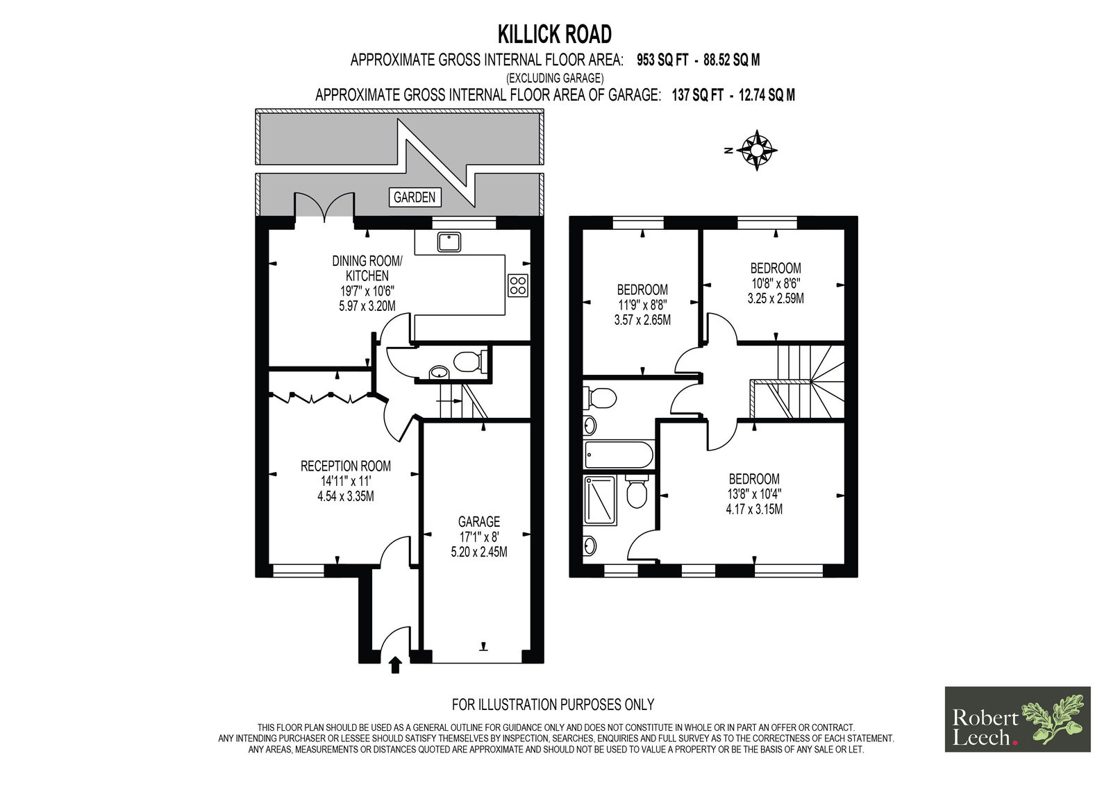 15, Killick Road, Horley floorplan