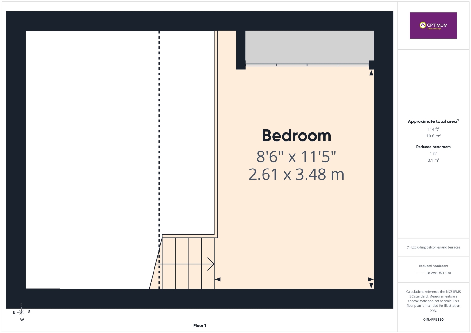 38, Churchfield Court, Peterborough floorplan