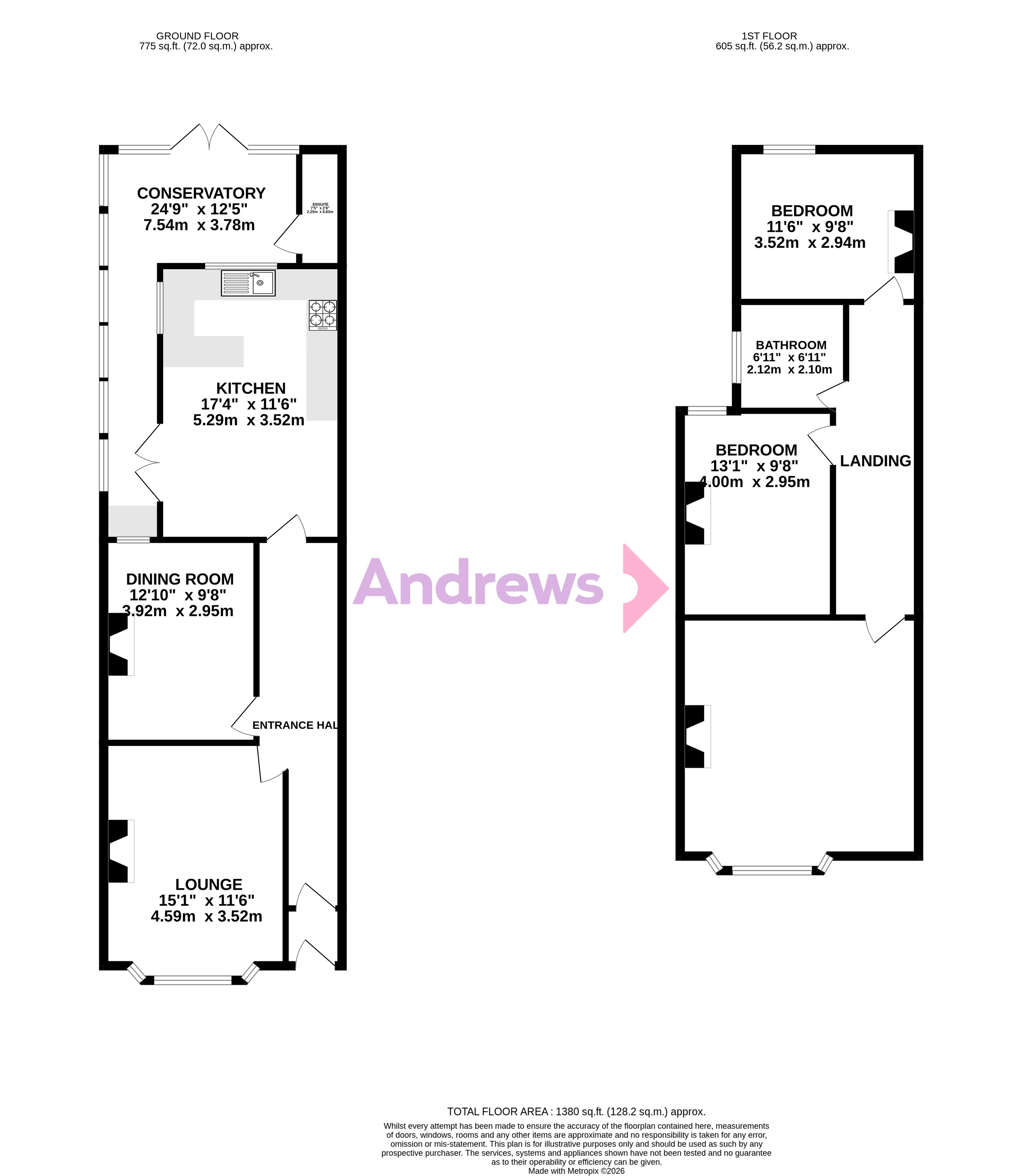 5, Chaucer Road, Somerset floorplan