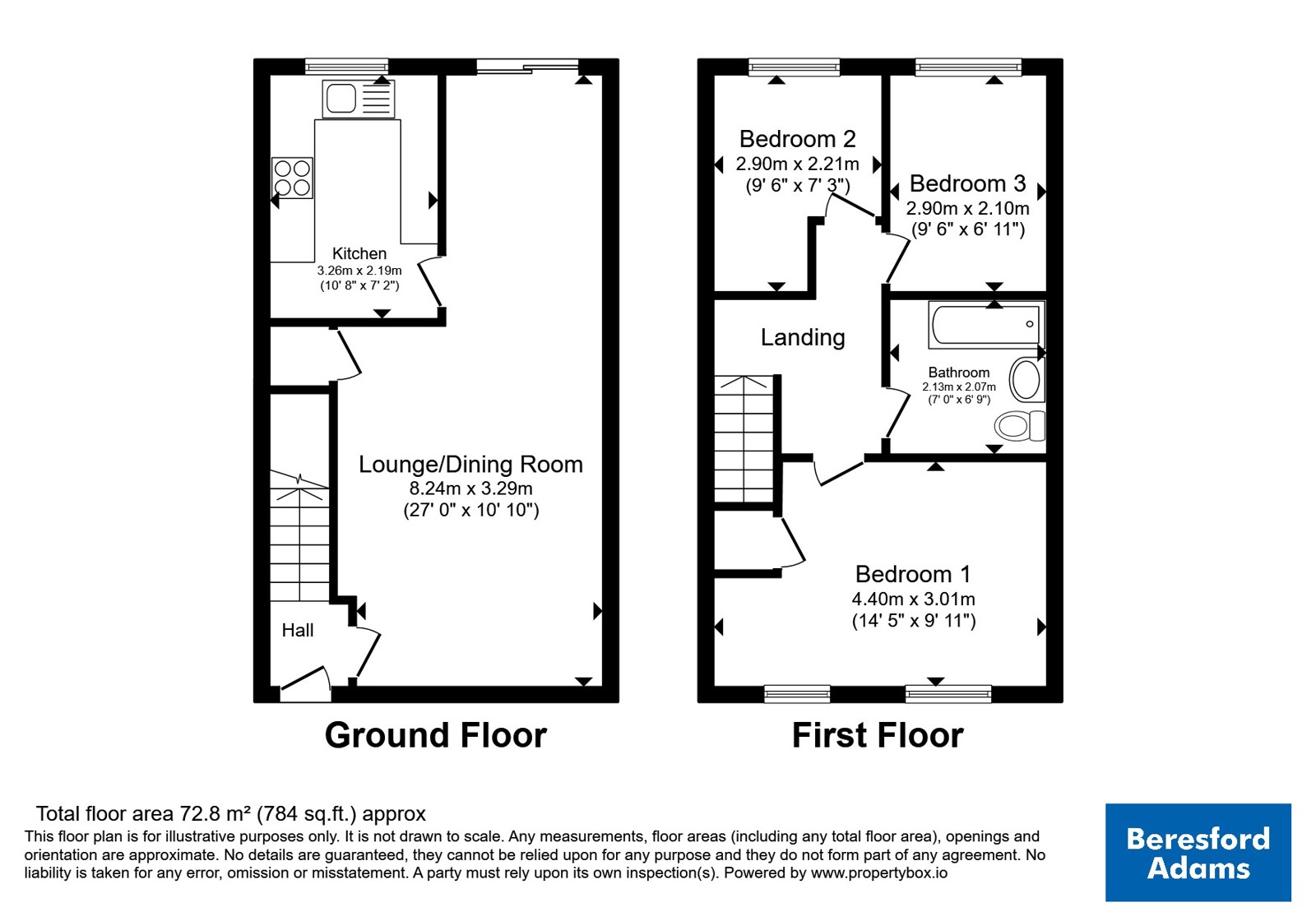 13, Maes Alarch, Holywell floorplan