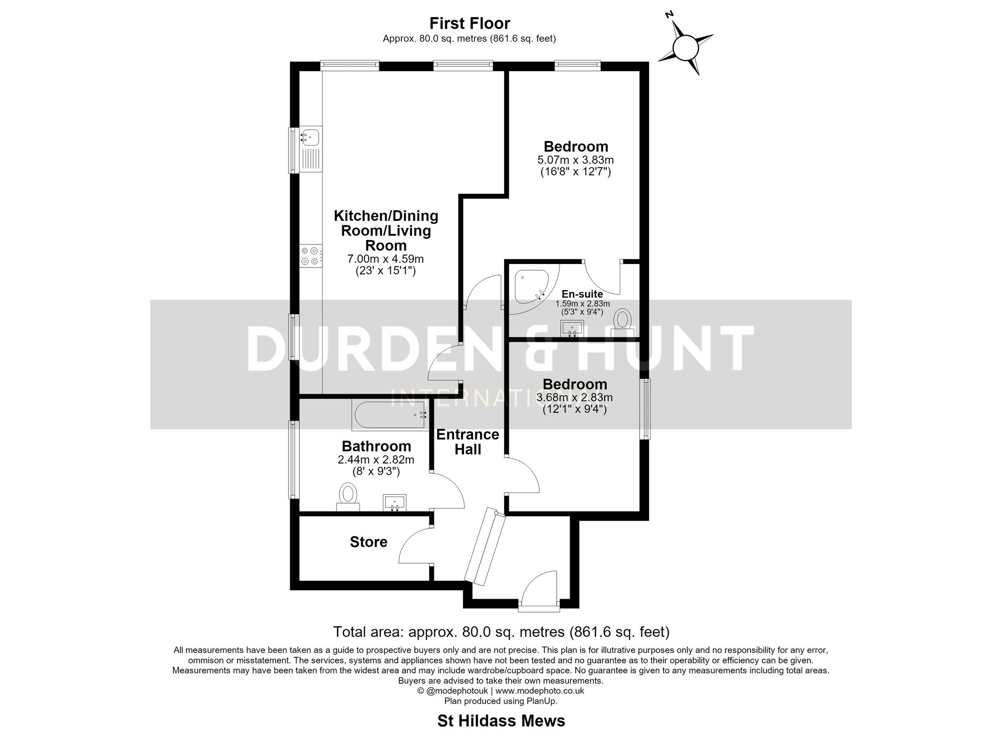 Apt 10 5, St. Hildas Mews, Westcliff-On-Sea, Westcliff-On-Sea floorplan