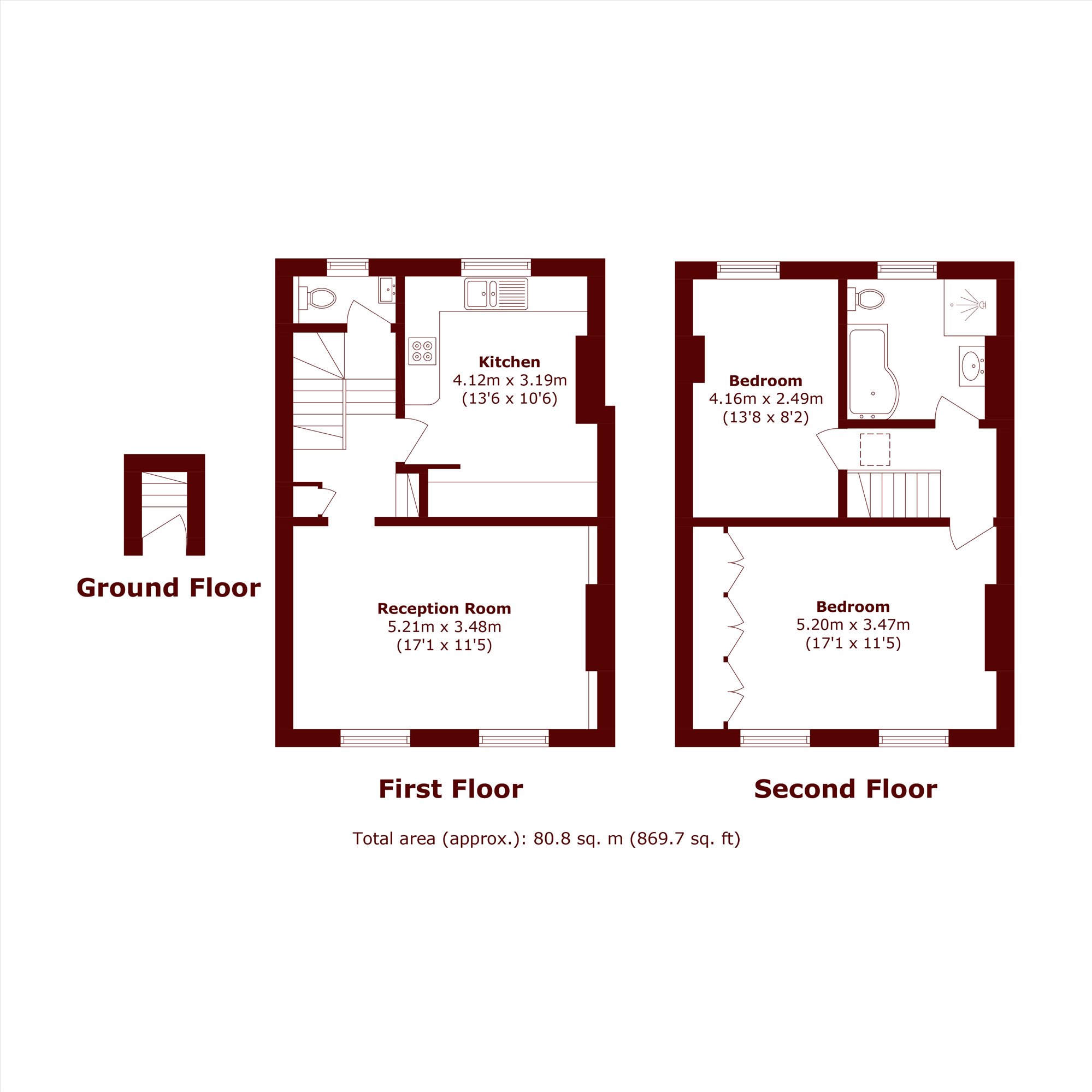 Flat 2, 775, Wandsworth Road, LONDON floorplan