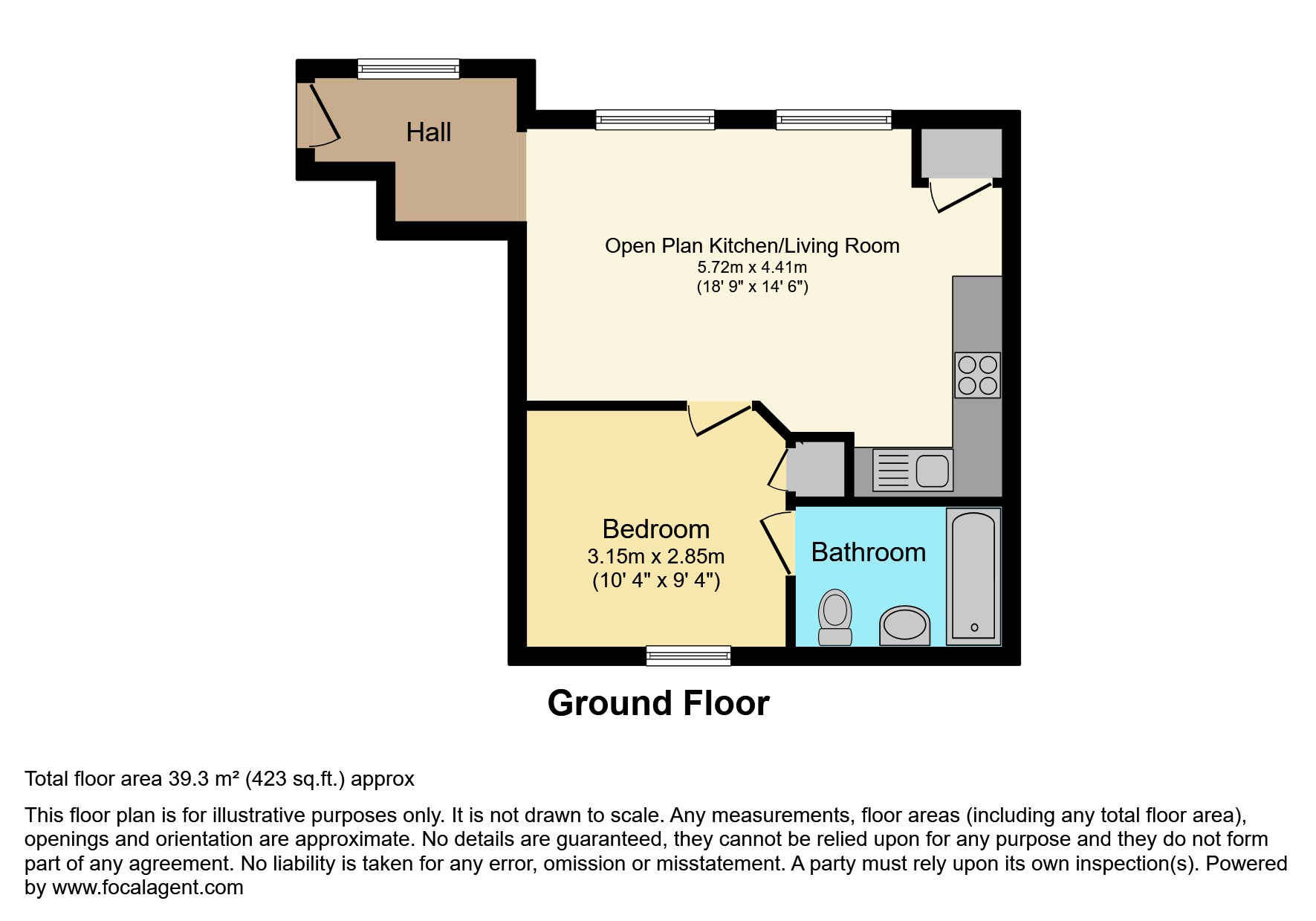 74a Pomfret Court, River View, Northampton floorplan