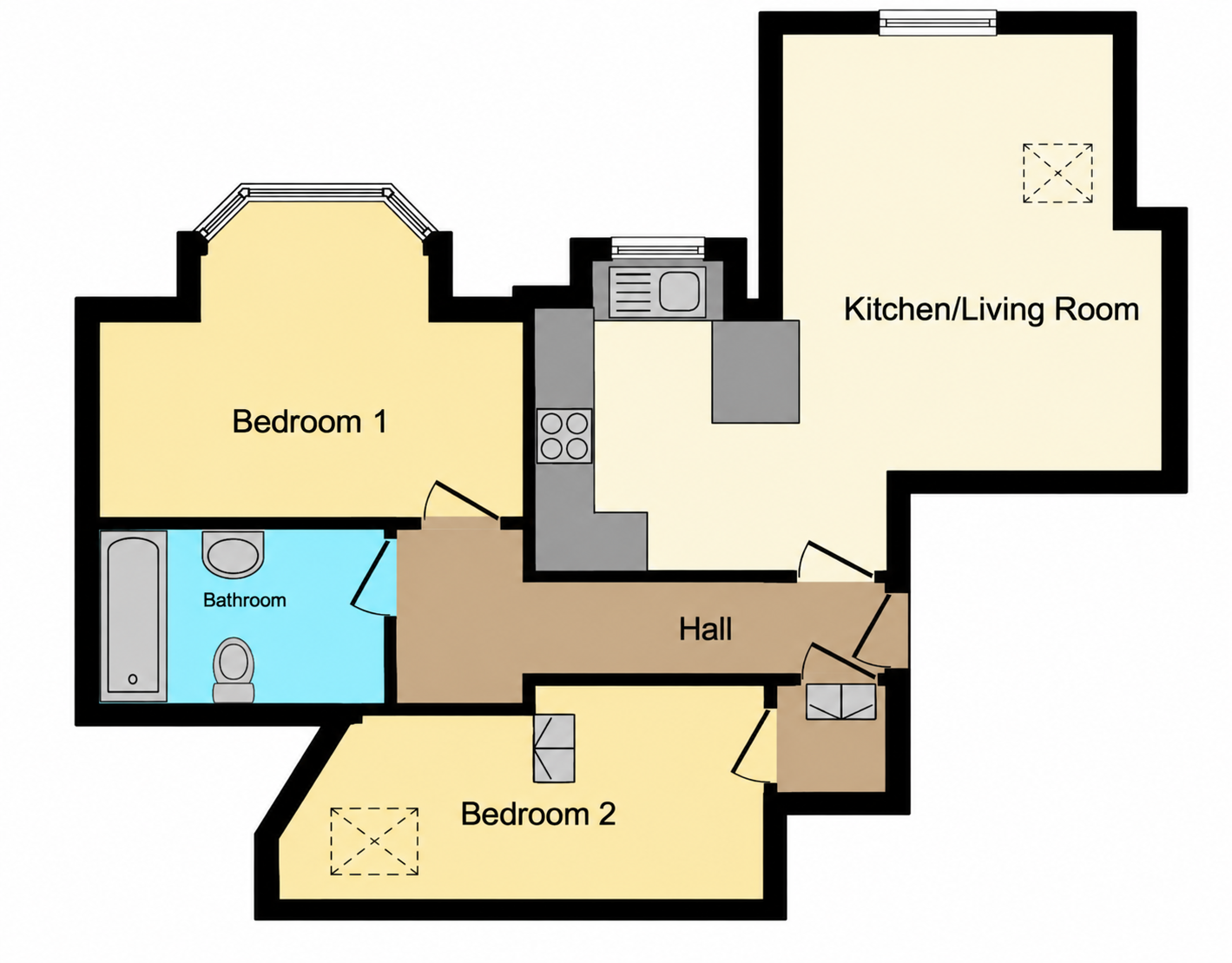 Cecil Road, Bournemouth floorplan