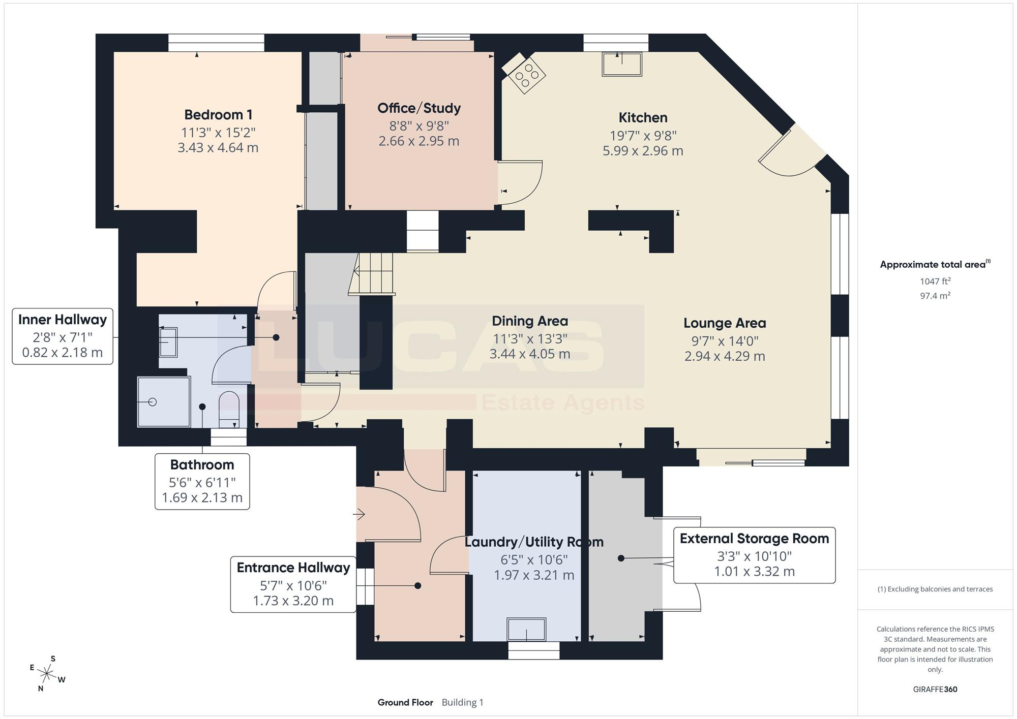 Tyn Llidiart, Menai Bridge floorplan
