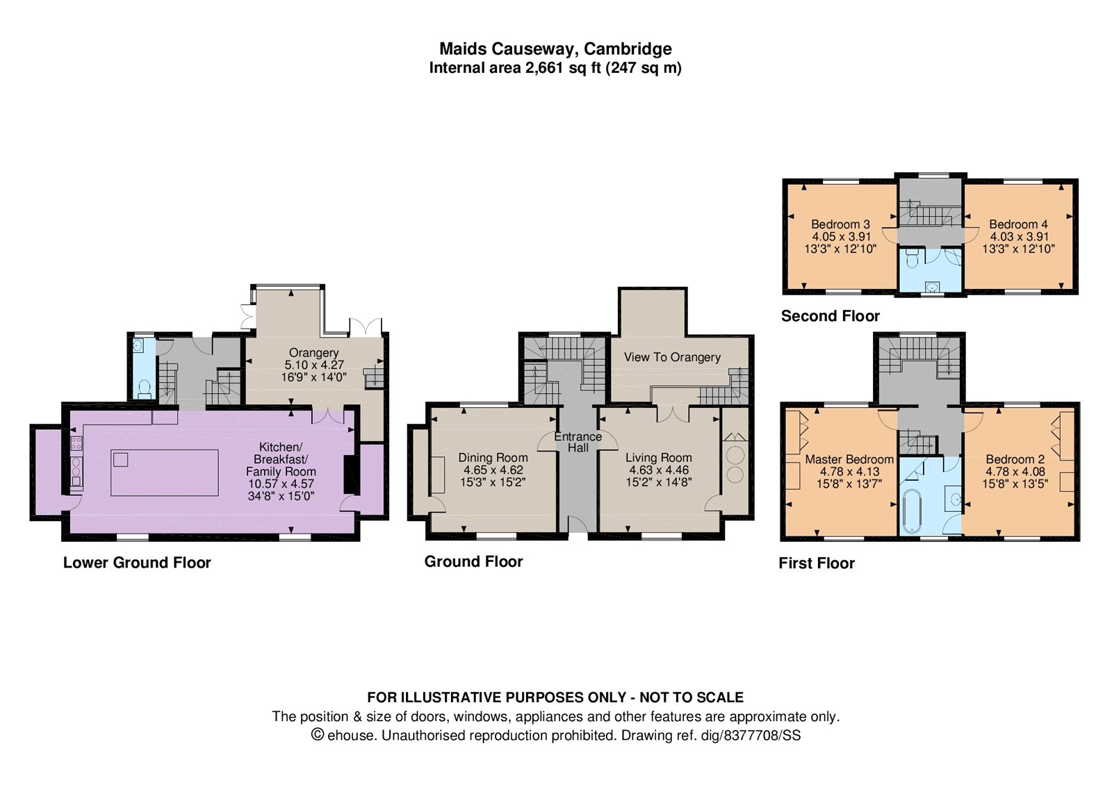 4 Bedrooms Detached house for sale in Maids Causeway, Cambridge CB5