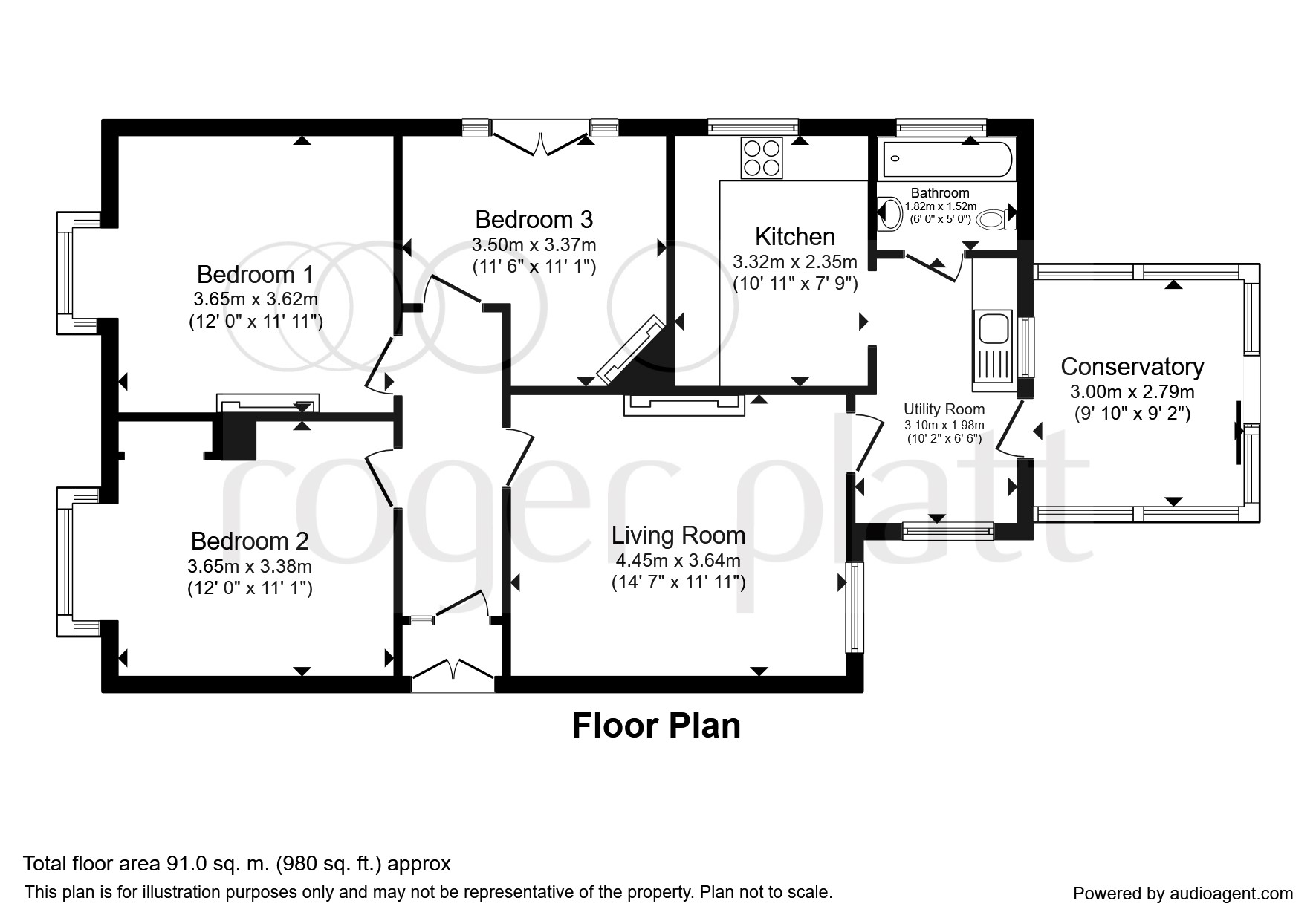2 Bedrooms Detached bungalow for sale in Crosthwaite Way, Burnham, Slough SL1