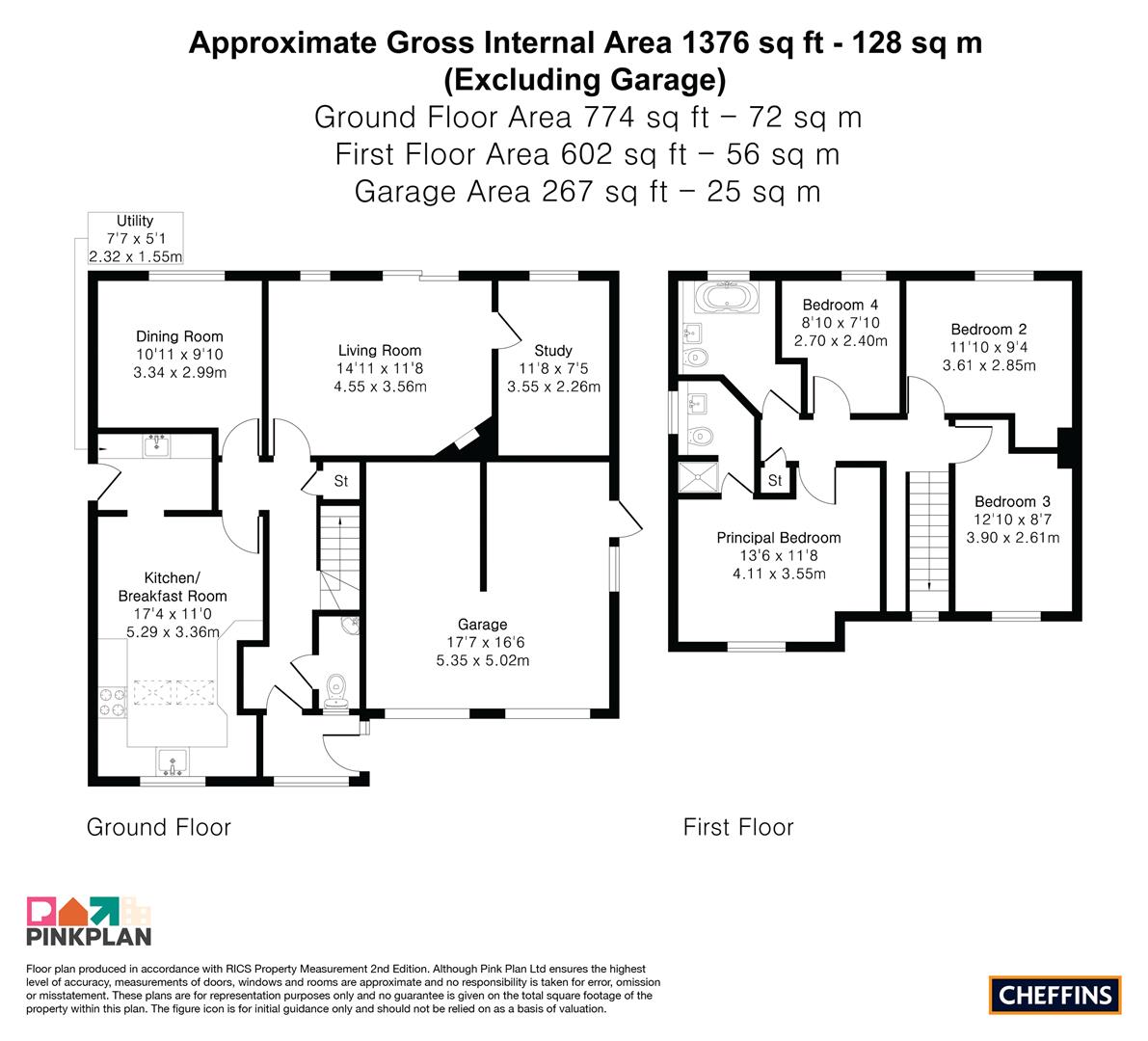 21, Coltsfoot Close, Cambridge floorplan