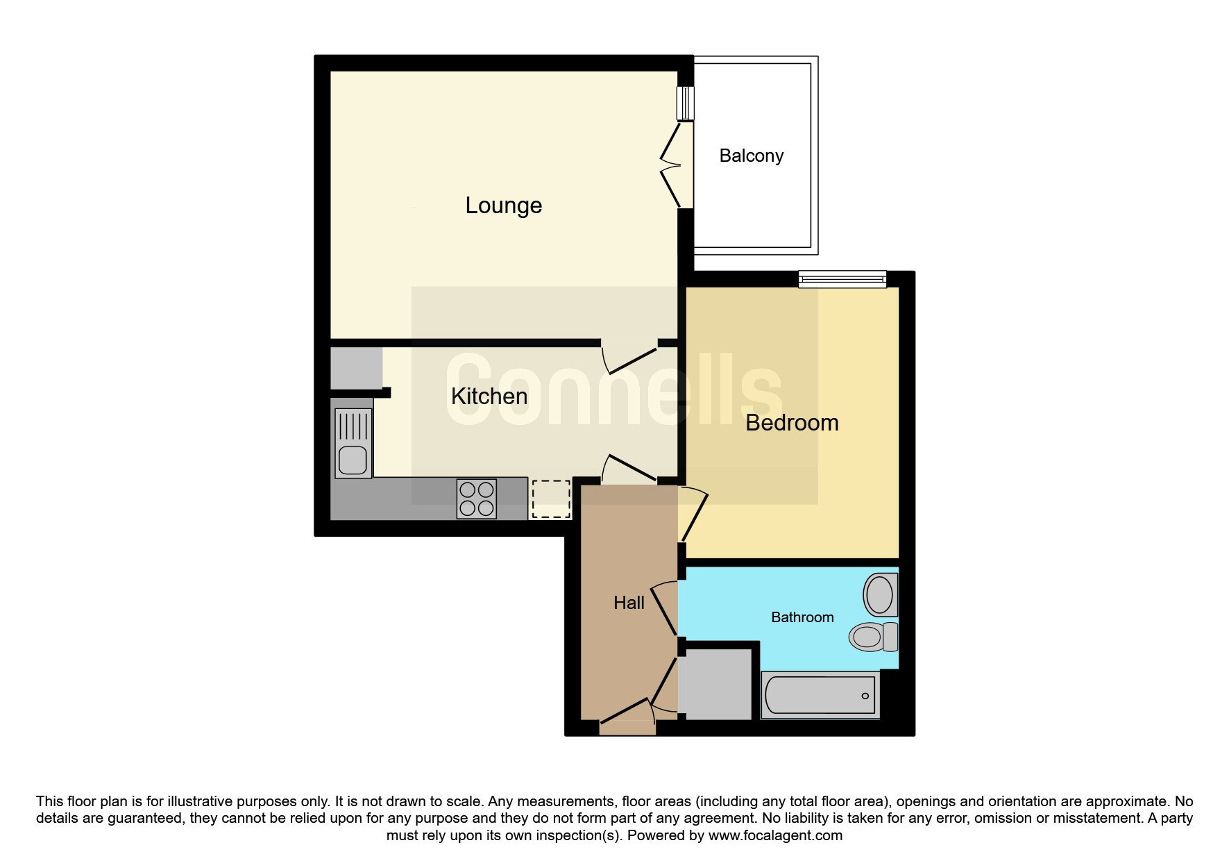 Flat 58, Foundry Court, Mill Street, Slough floorplan