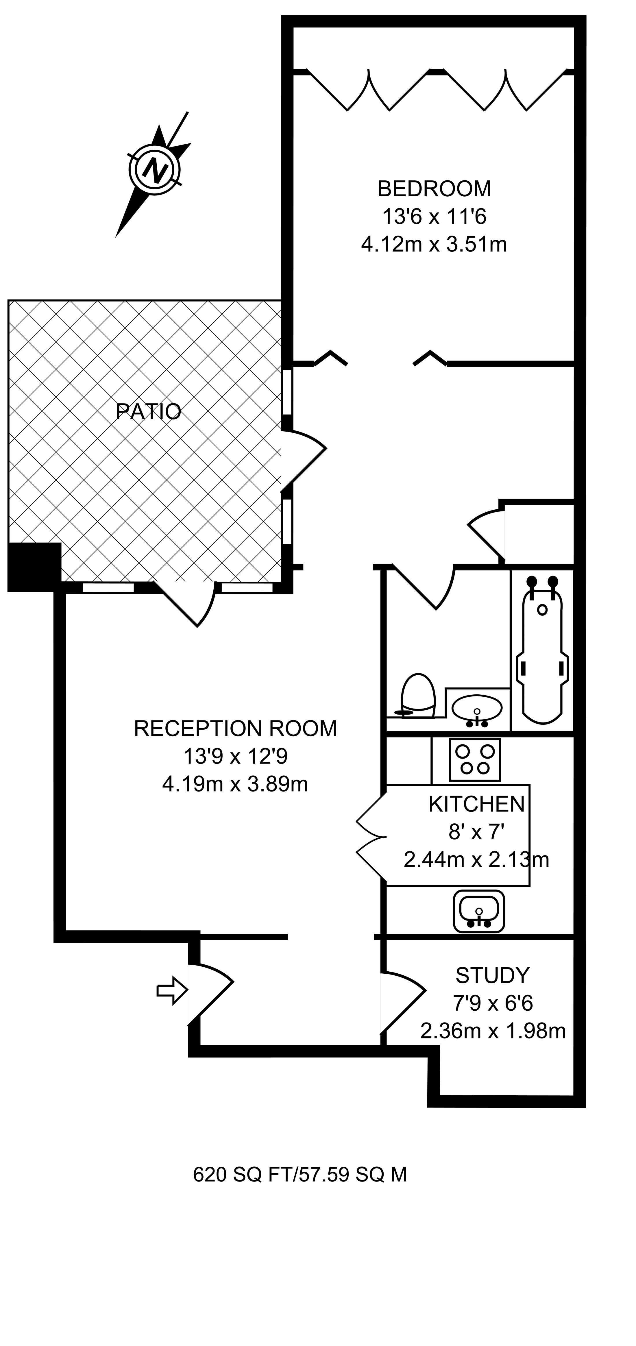 1 Bedrooms Flat to rent in Manson Place, South Kensington SW7