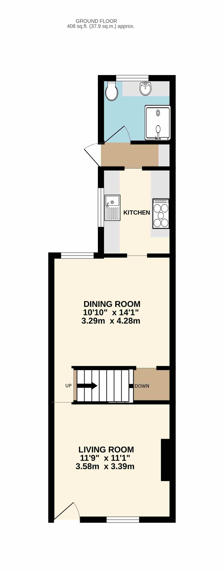 78 St. Marys Road, Faversham floorplan