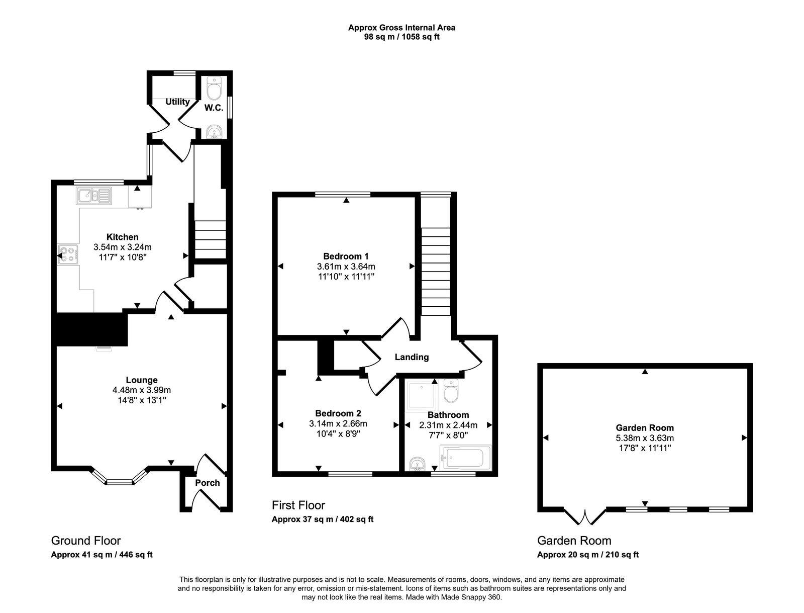 4, Whitehall Lane, Clacton-on-sea floorplan