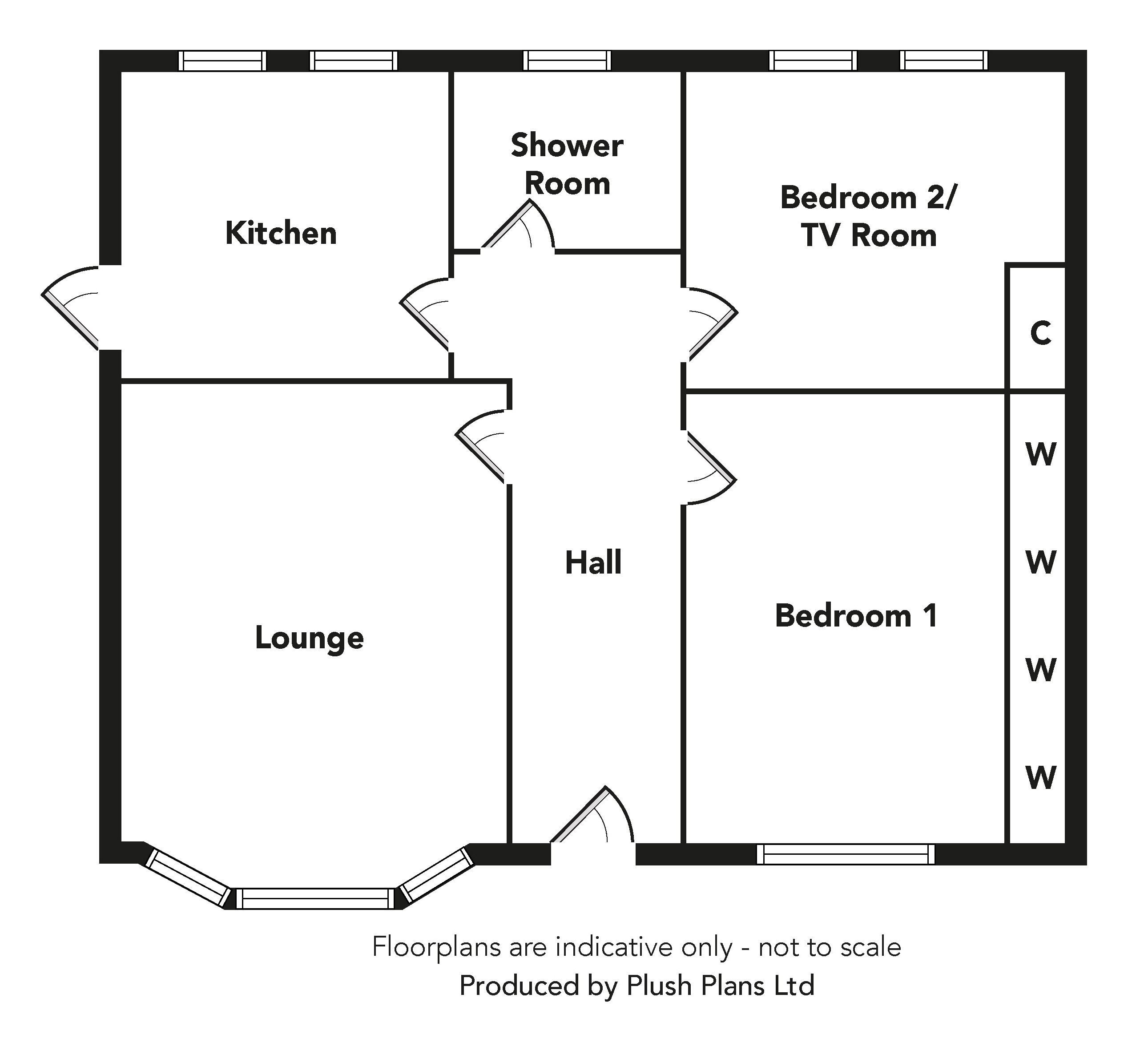 2 Bedrooms Semi-detached bungalow for sale in Townhead Road, Newton Mearns G77