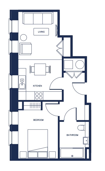 Royal Haslar,, C29 Canada House, Royal Haslar, Hampshire floorplan