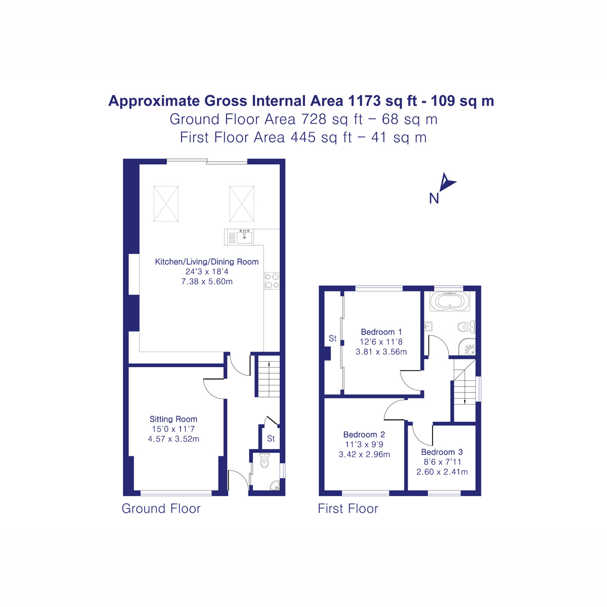 79, Hazel Crescent, Kidlington floorplan