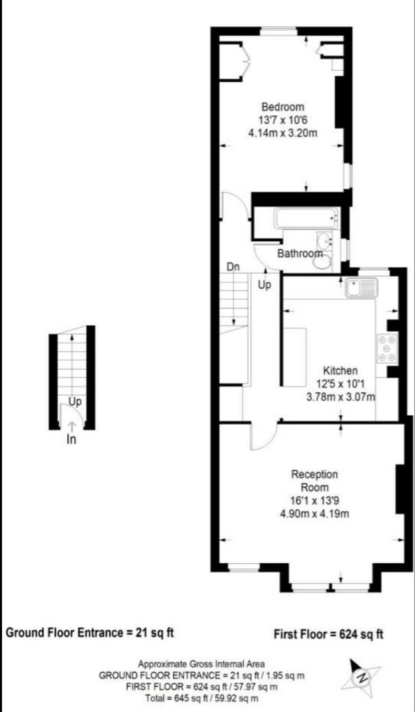 1 Bedrooms Flat to rent in Ponsard Road, London NW10