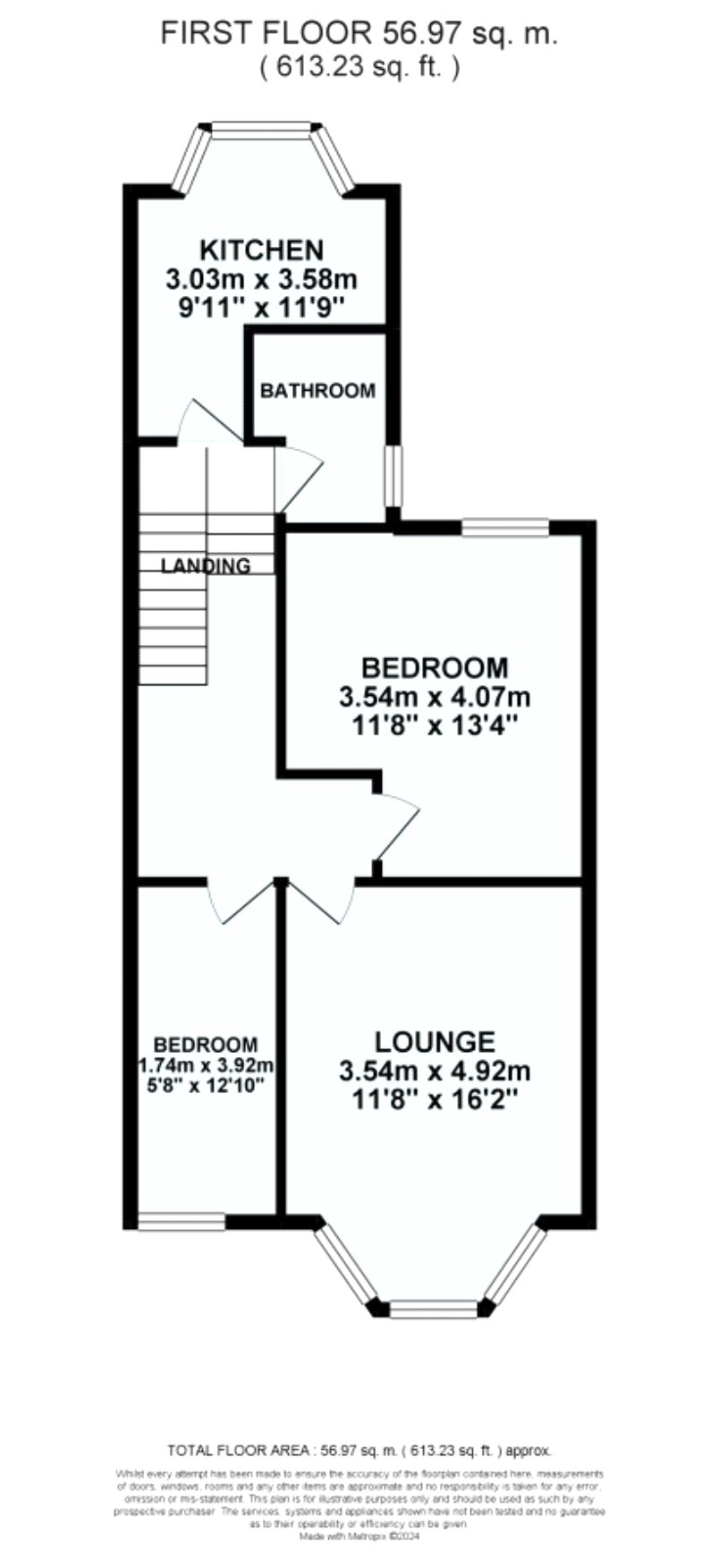 First Floor Flat, 24, Greenbank Avenue, Devon floorplan