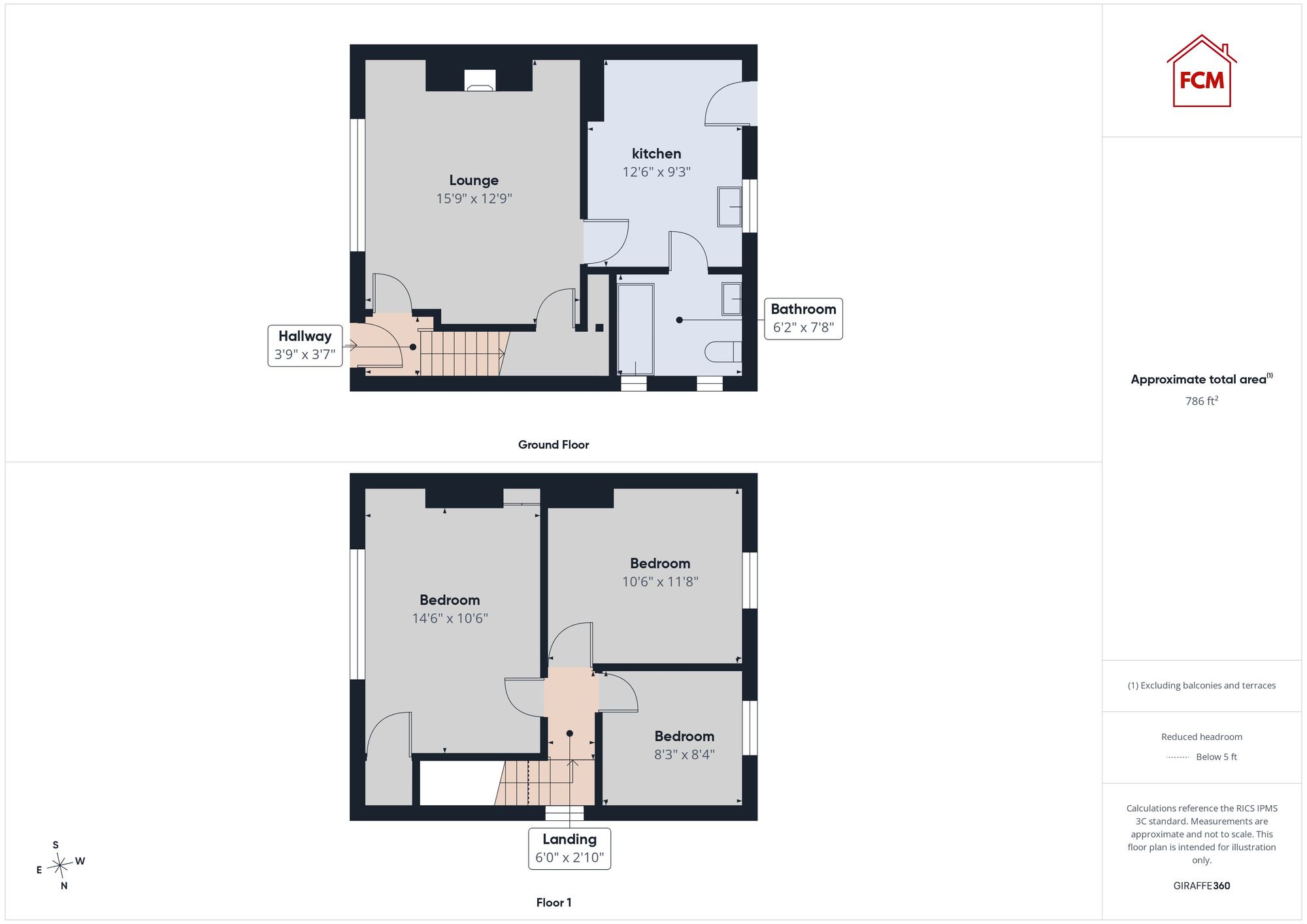 138 High Road, Whitehaven floorplan