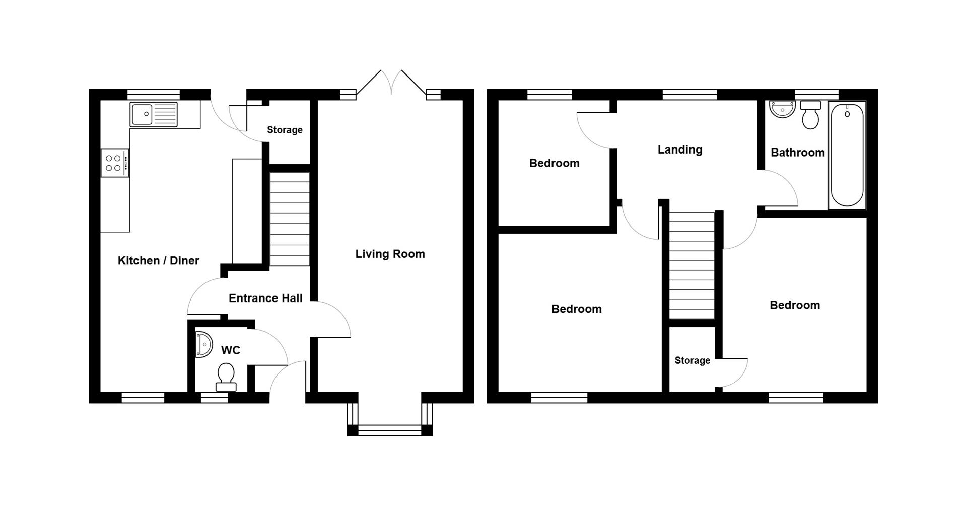 34, Dabinett Drive, Winscombe floorplan