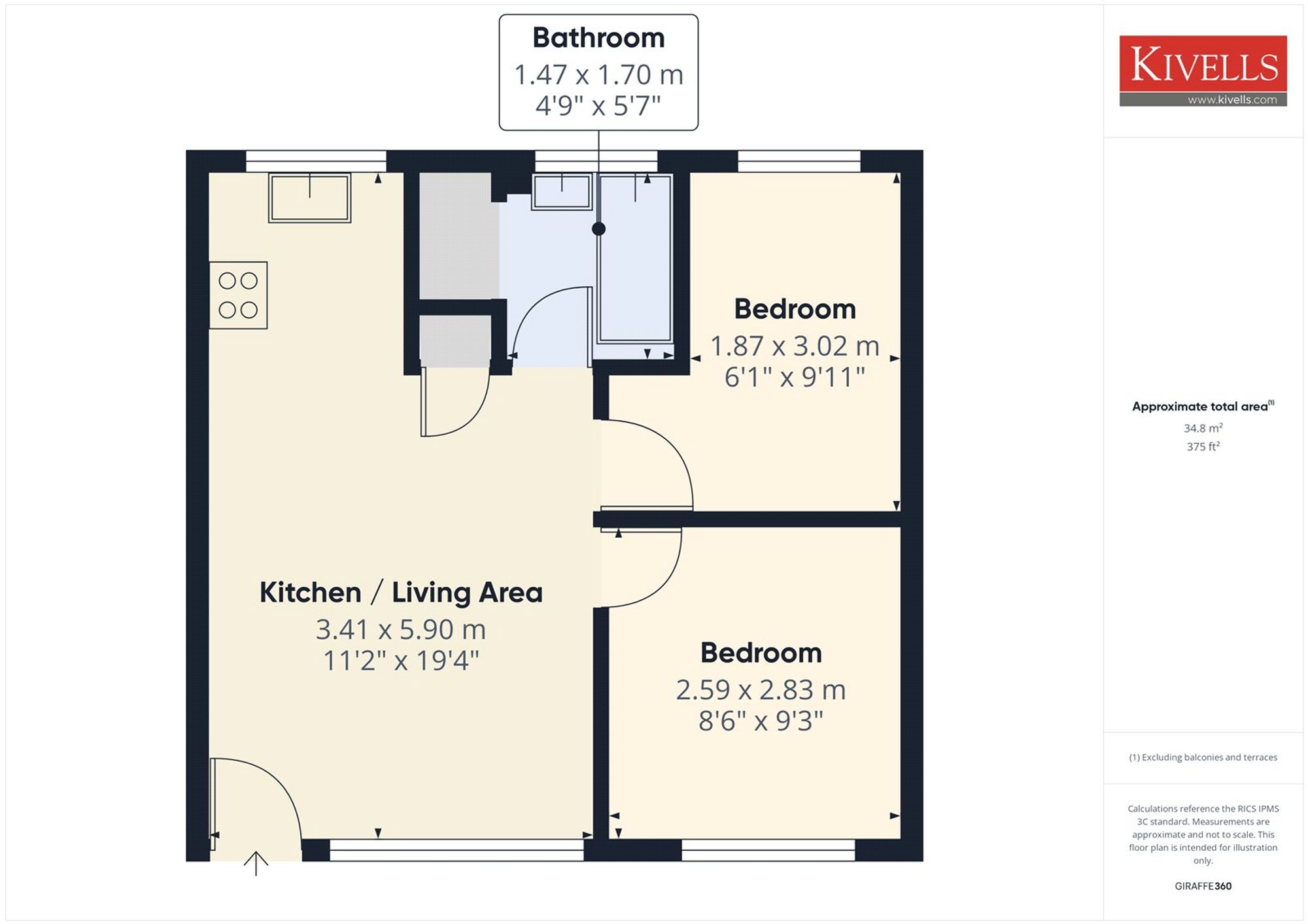 8 The Drive, Kilkhampton, Bude floorplan