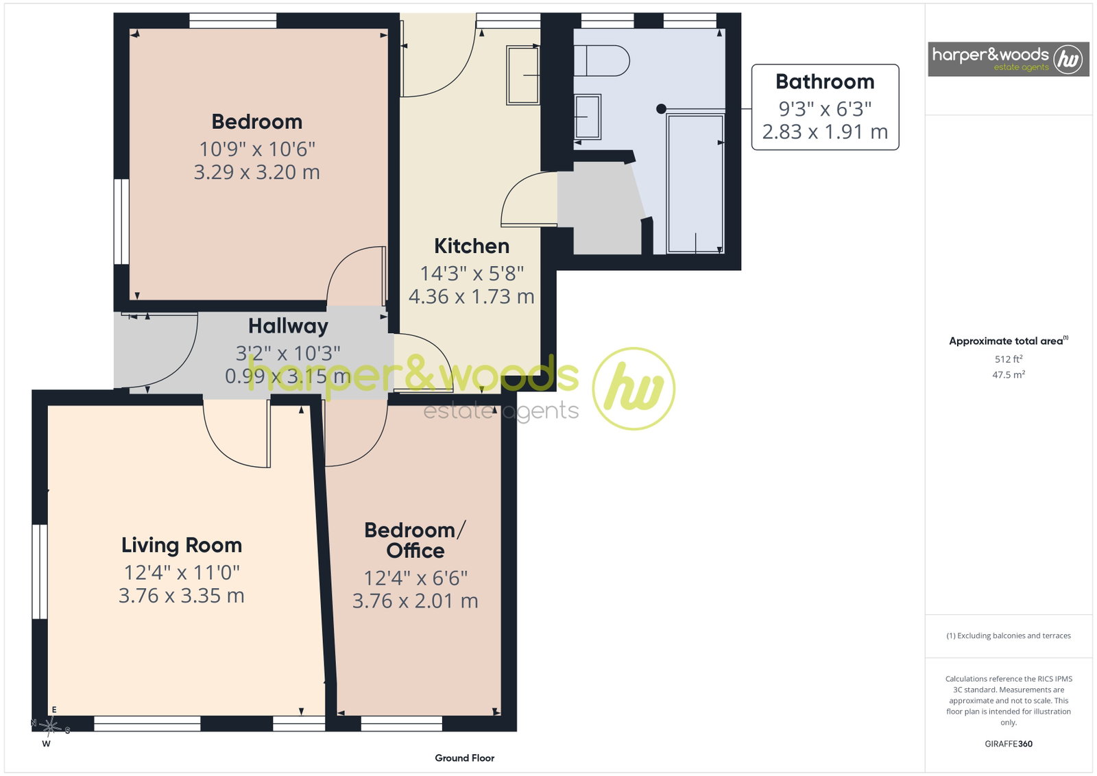 1, Salisbury Road, Wallasey floorplan