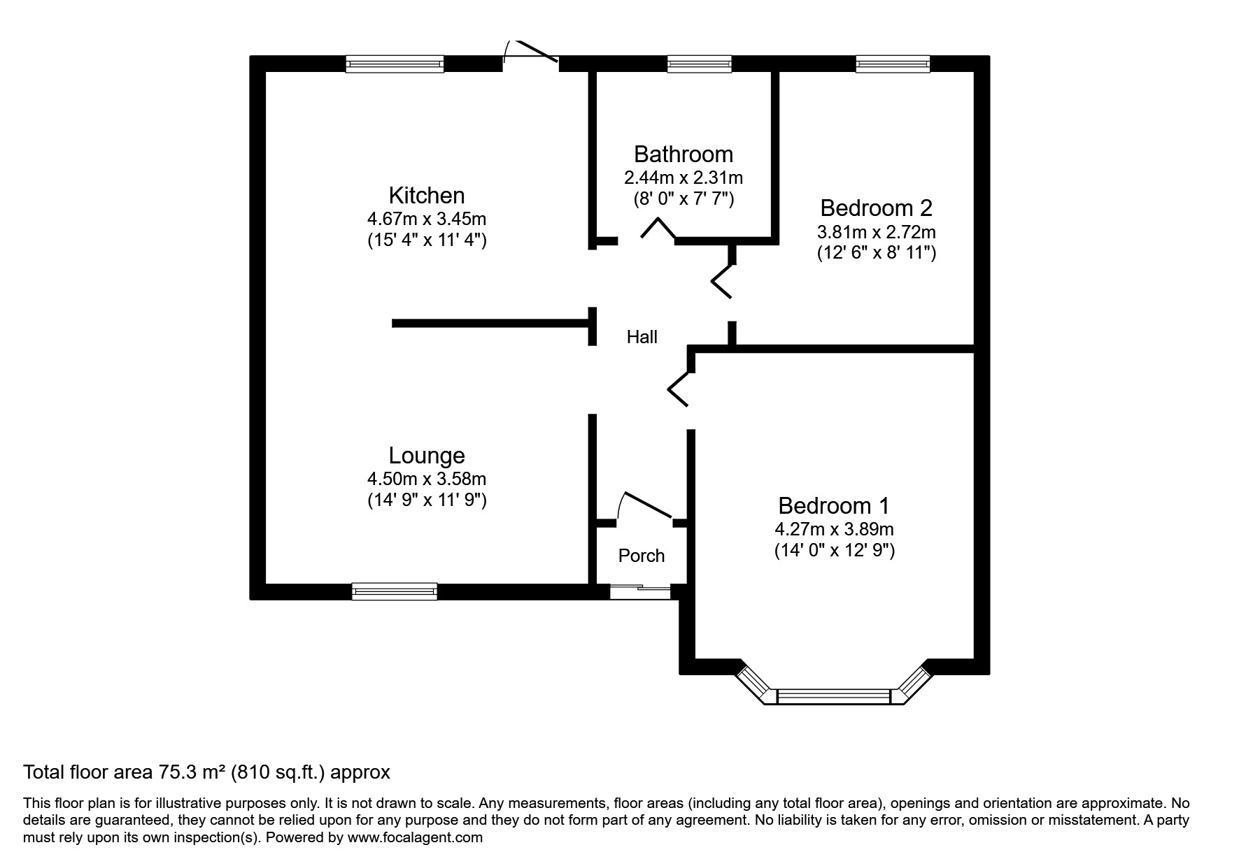74, Grahamsdyke Street, Falkirk floorplan