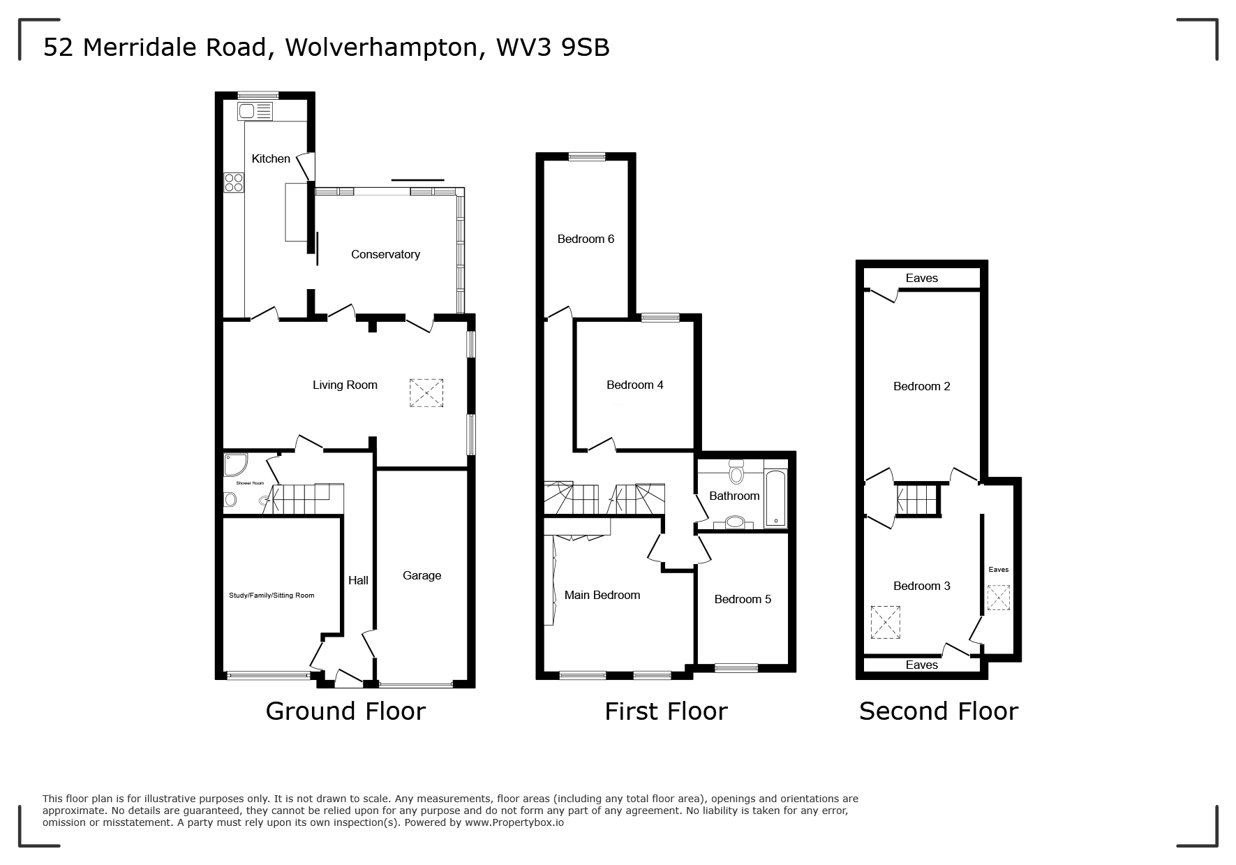 52, Merridale Road, West Midlands floorplan