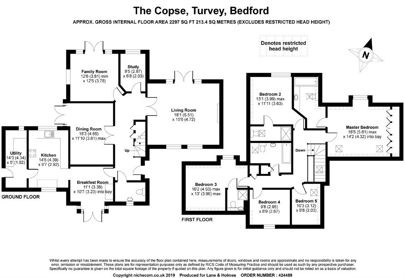 5 Bedrooms Chalet for sale in The Copse, Turvey, Bedford MK43