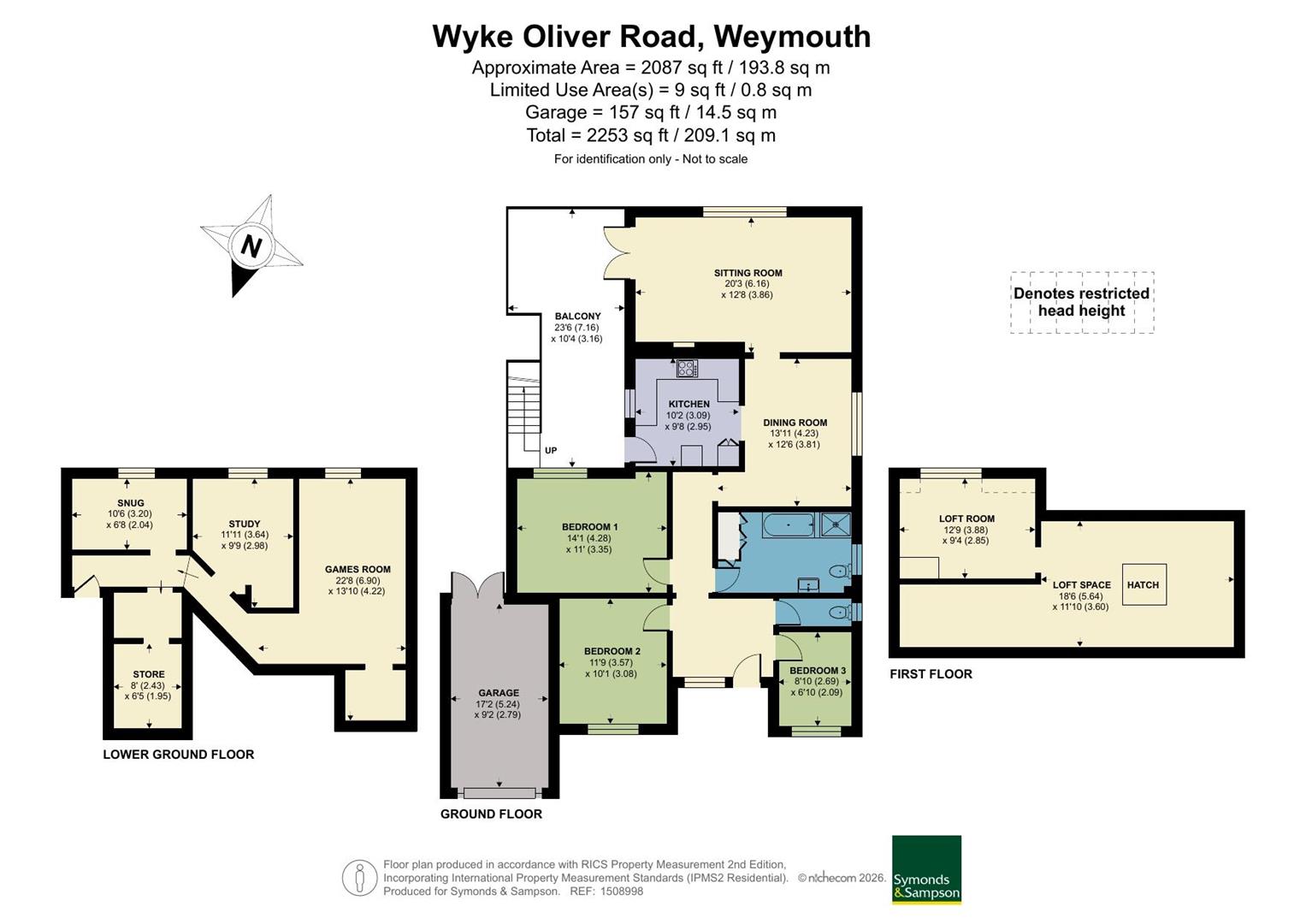 29, Wyke Oliver Road, Weymouth floorplan