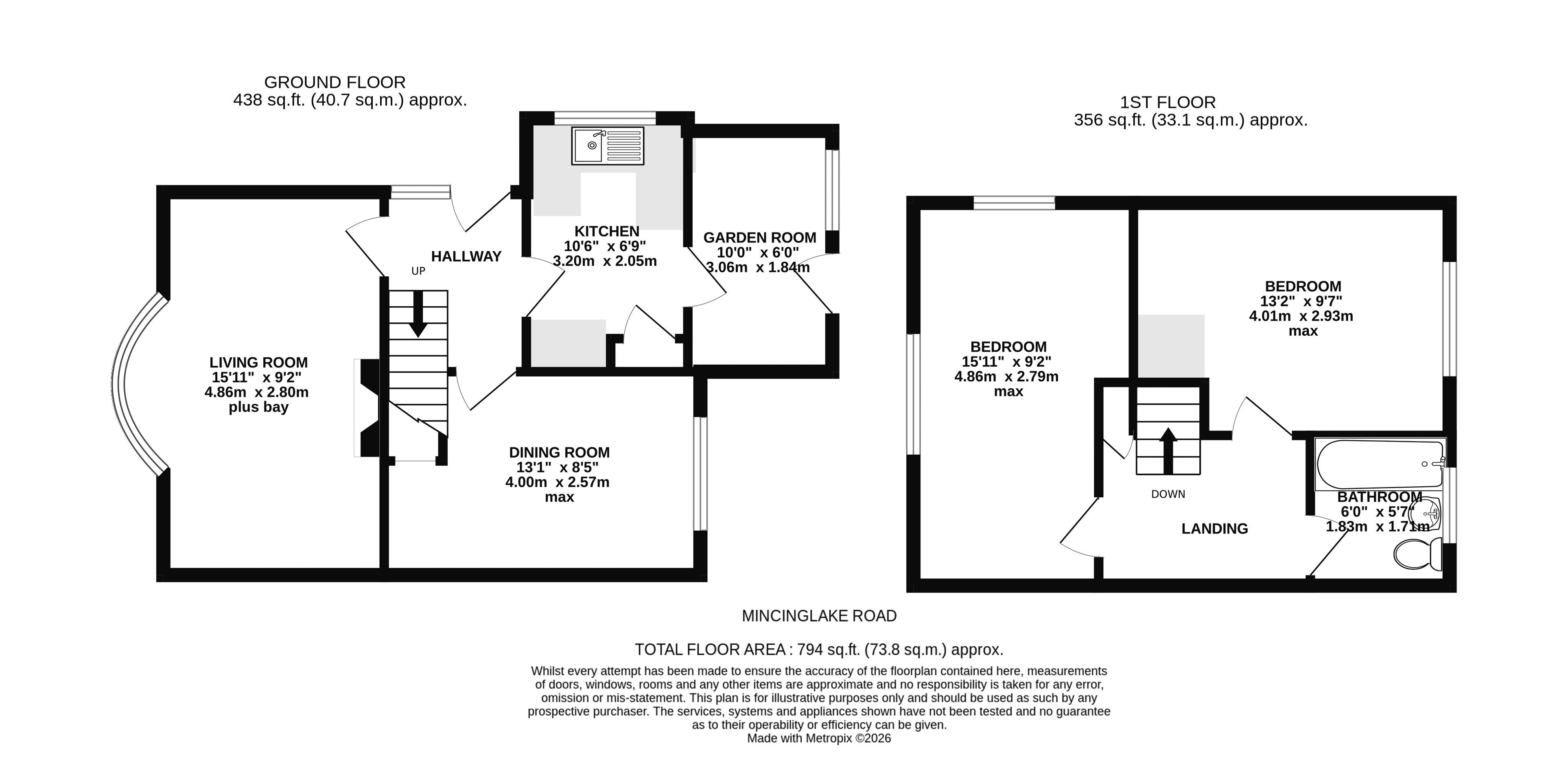 79, Mincinglake Road, Exeter floorplan