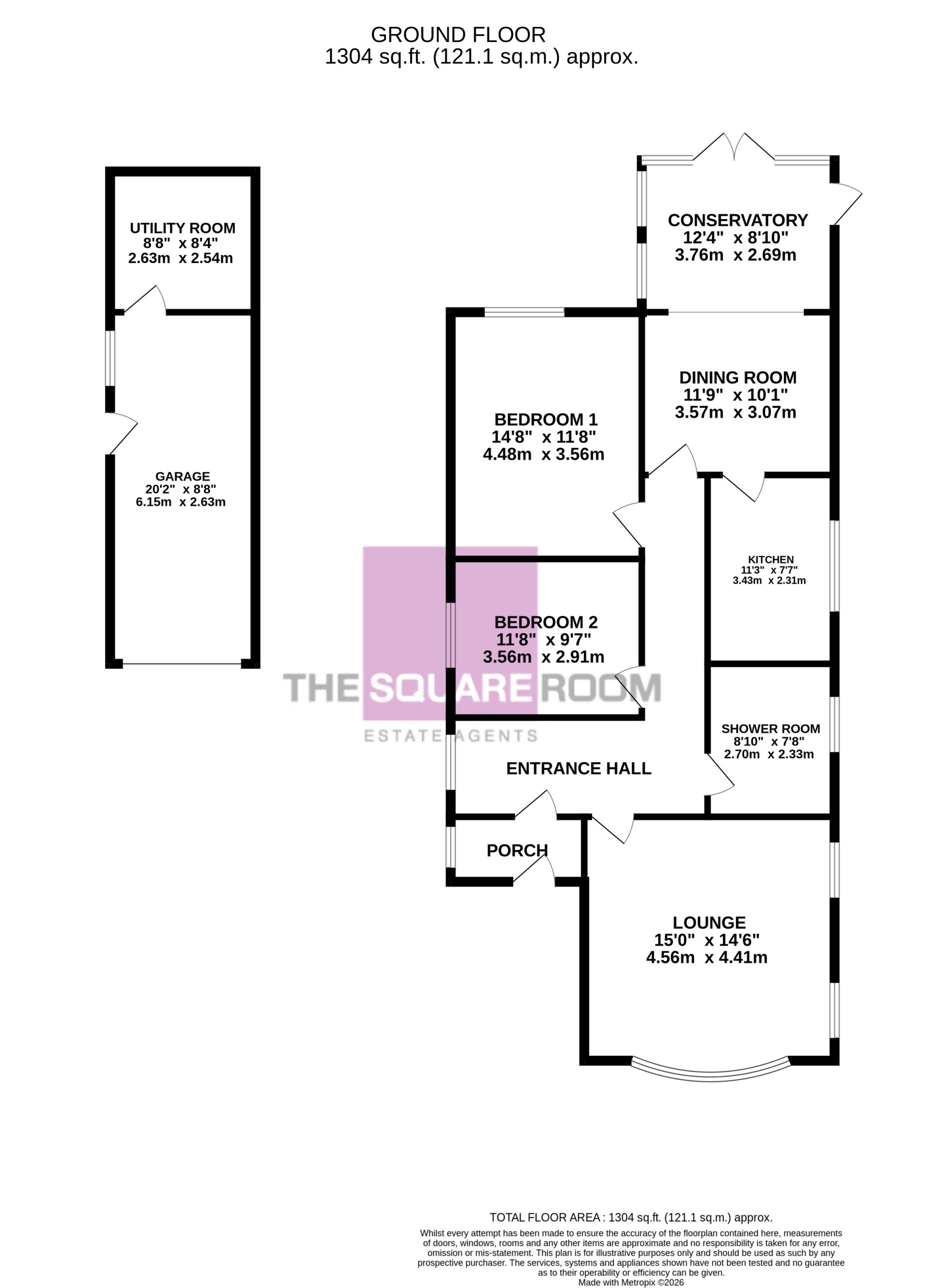 444, Devonshire Road, Bispham floorplan