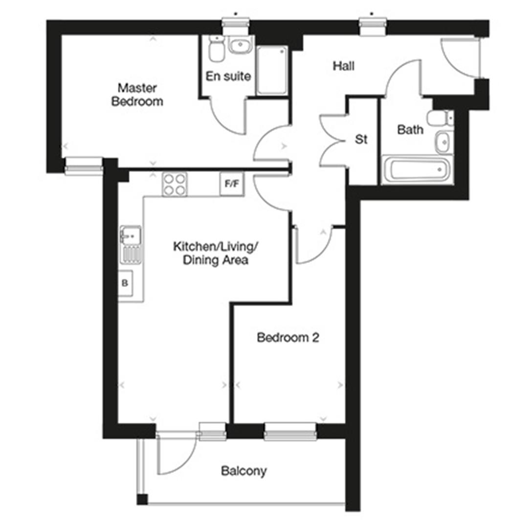 2 Bedrooms Flat for sale in Todd Close, Borehamwood WD6