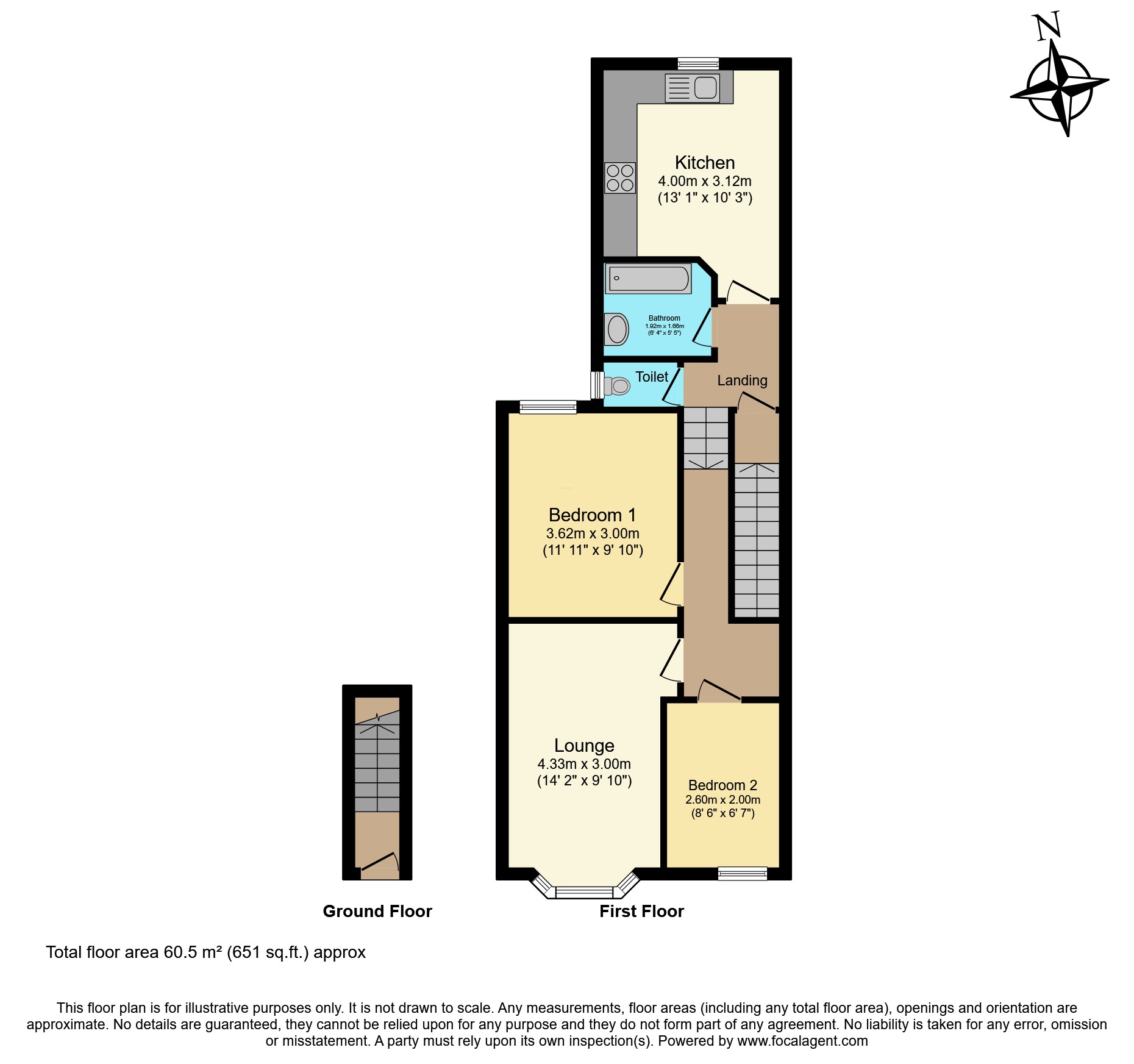 37b, Cranleigh Road, London floorplan
