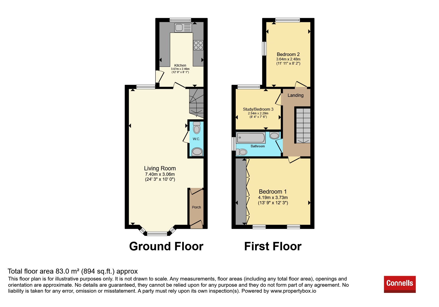 58, Benskin Road, Watford floorplan