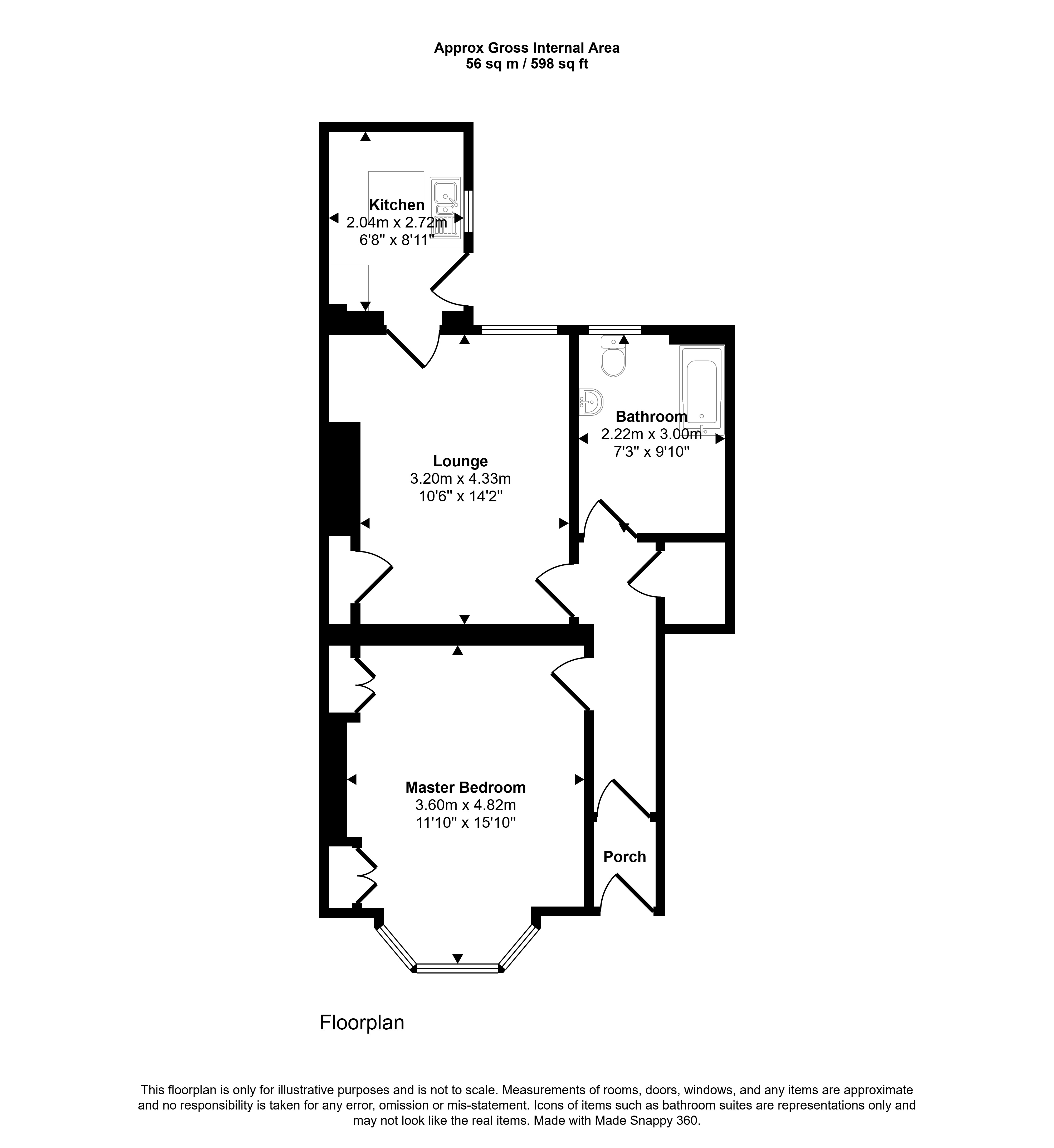 100, Dunston Road, Gateshead floorplan