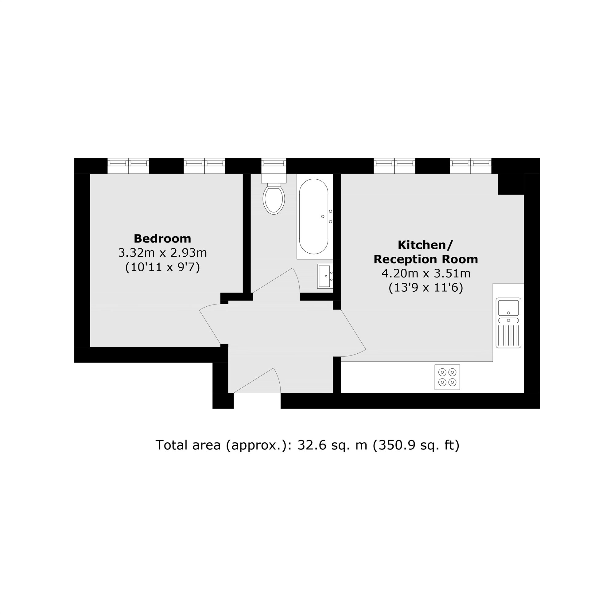 Flat 3, 46, Avenue Gardens, London floorplan