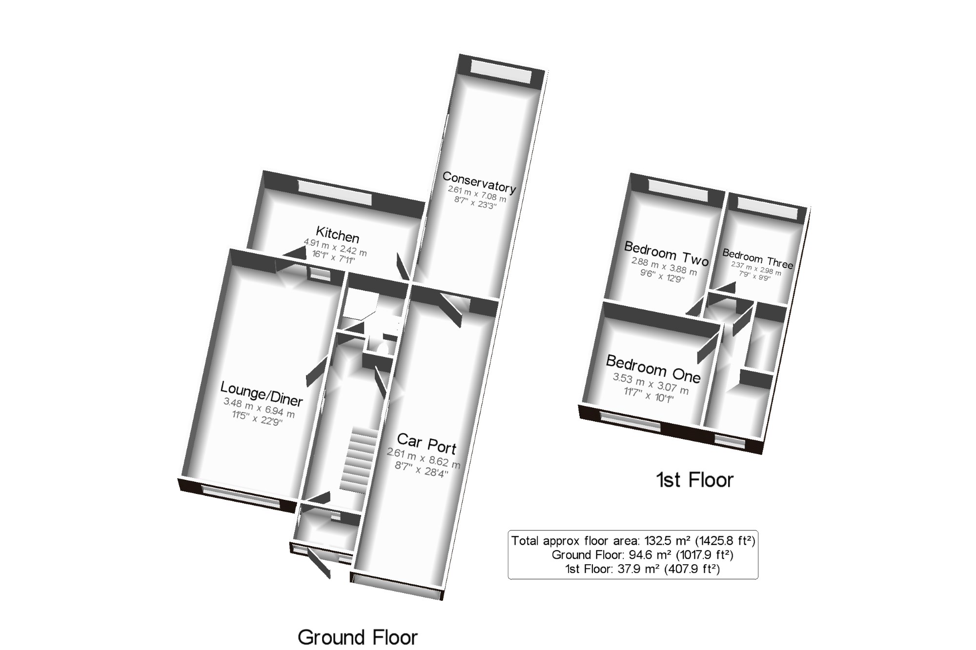 3 Bedrooms Semi-detached house for sale in Mendip Way, Luton, Bedfordshire, England LU3