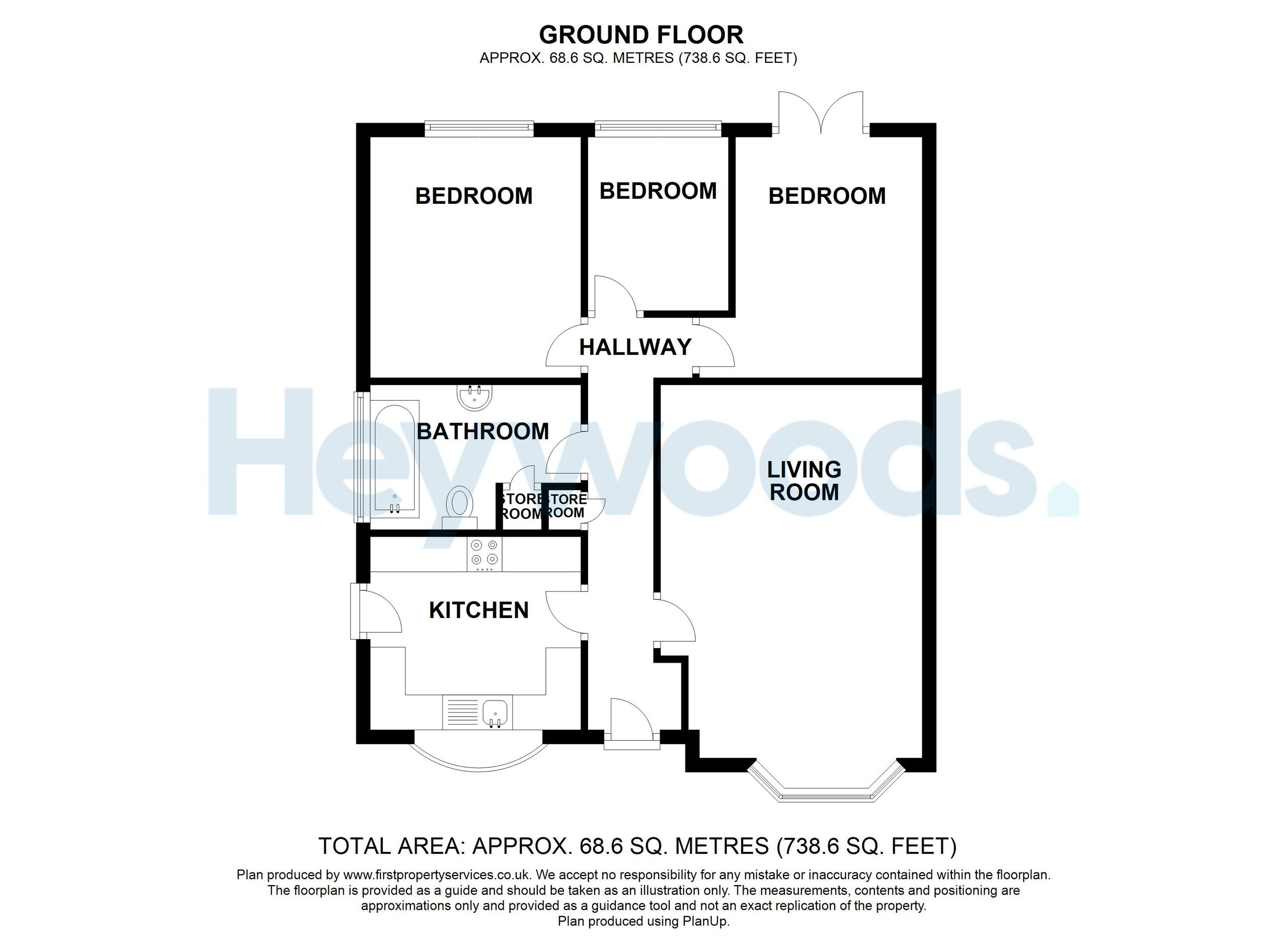 The Beeches, First Avenue, Porthill ST5, 3 bedroom detached bungalow