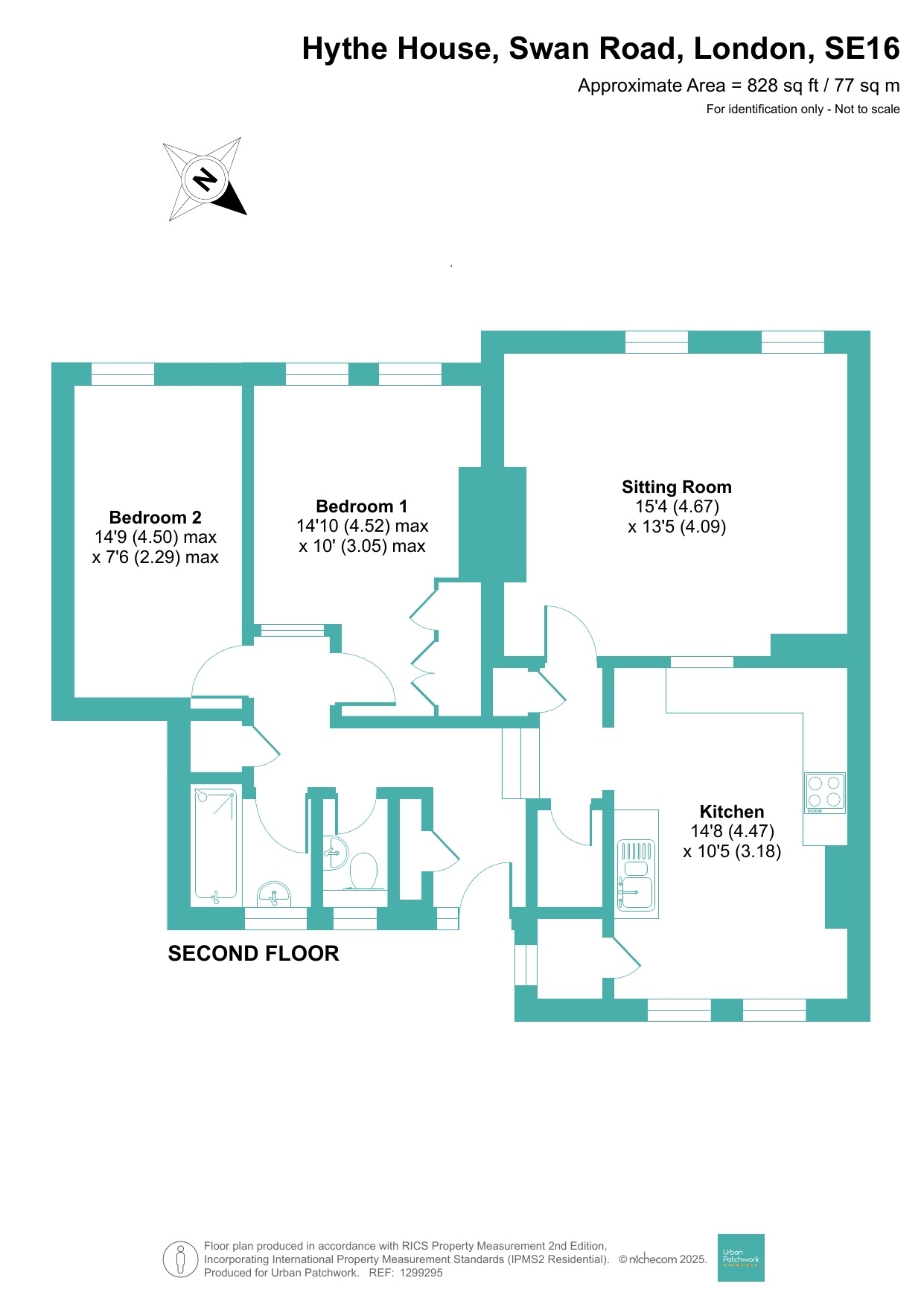 Hythe House, Swan Road, Rotherhithe Village, SE16 floorplan