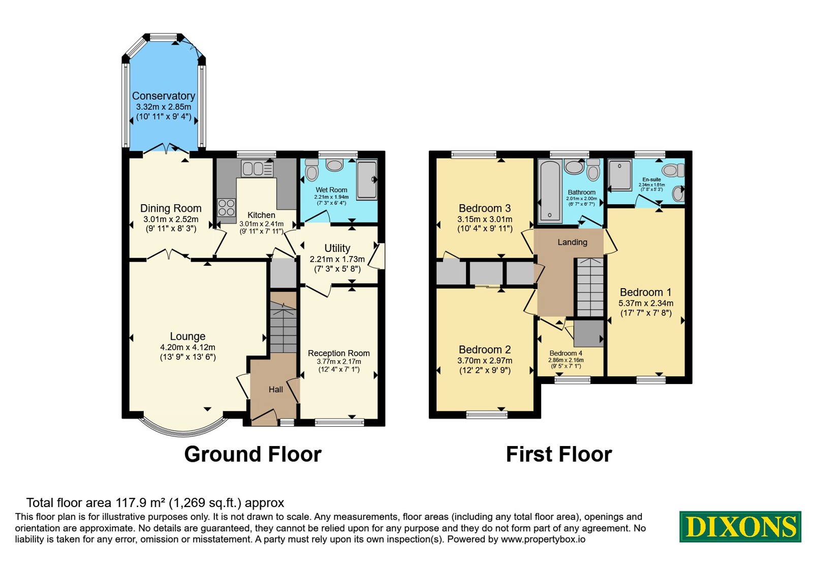 22, Babors Field, West Midlands floorplan