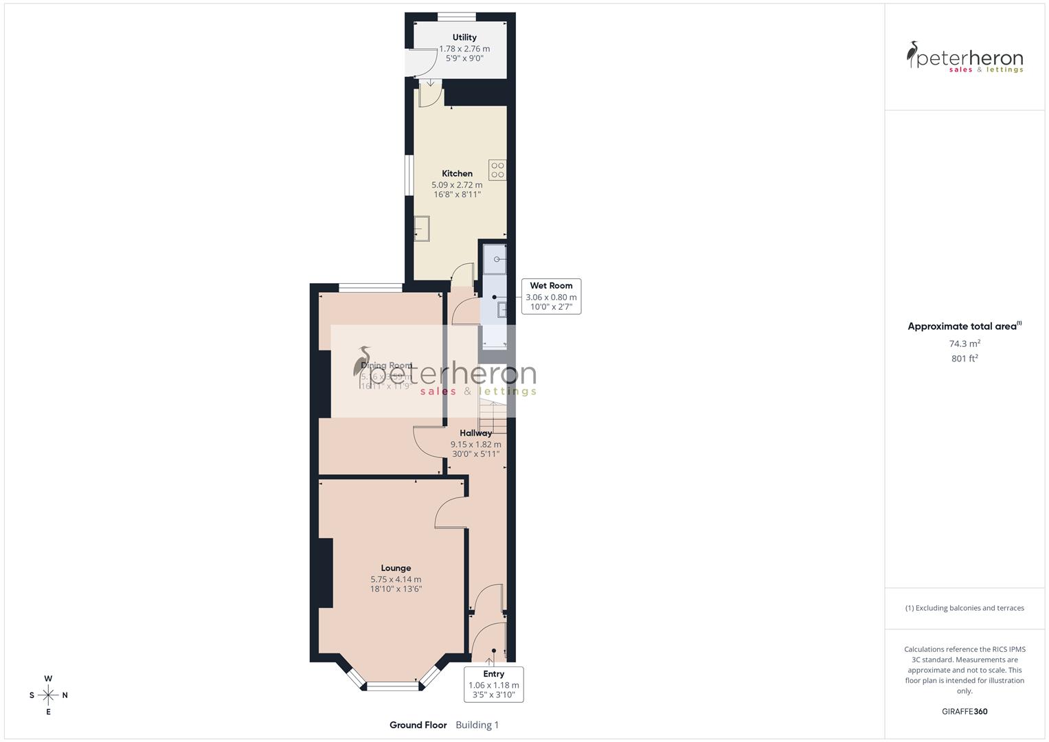 42, Colchester Terrace, Sunderland floorplan