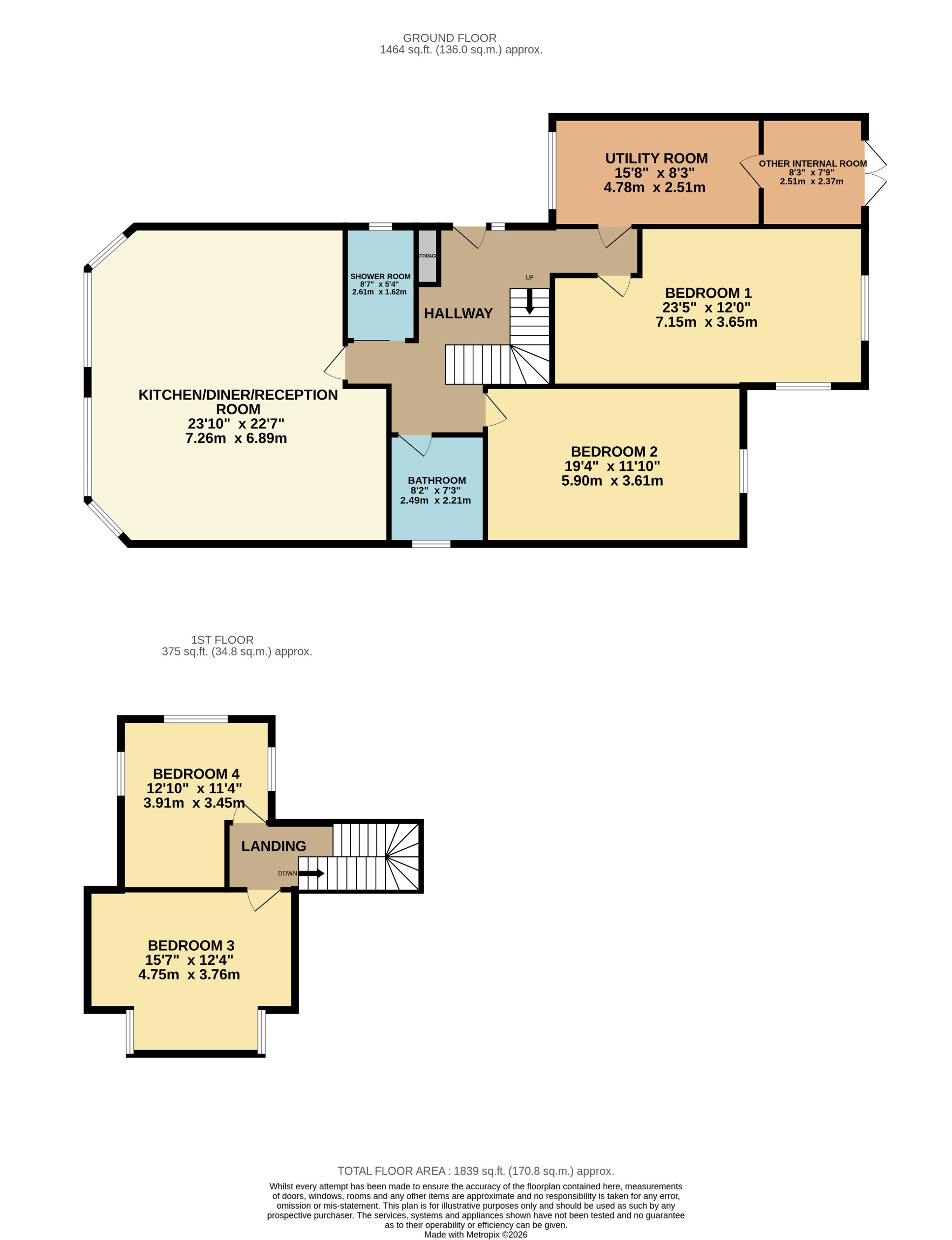 31, Lon y Deri, Cardiff floorplan