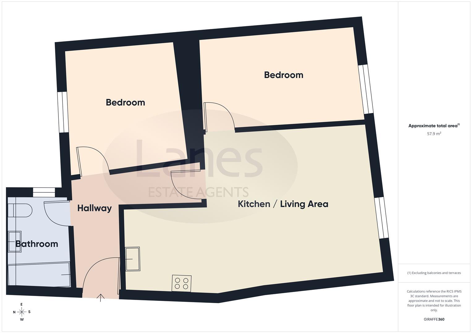 Flat 5, 1, Autumn Close, Enfield floorplan