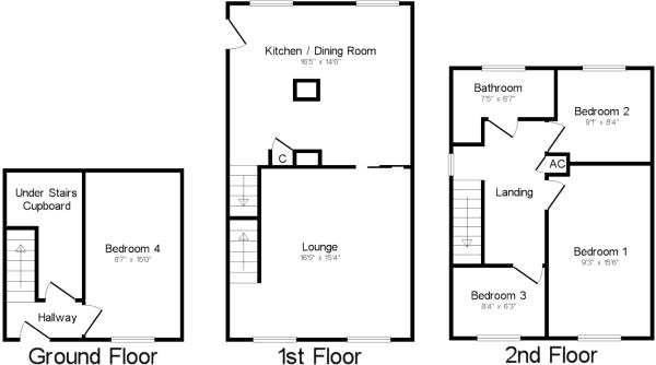 4 Bedrooms End terrace house for sale in Queens Road, Chatham, Kent ME5