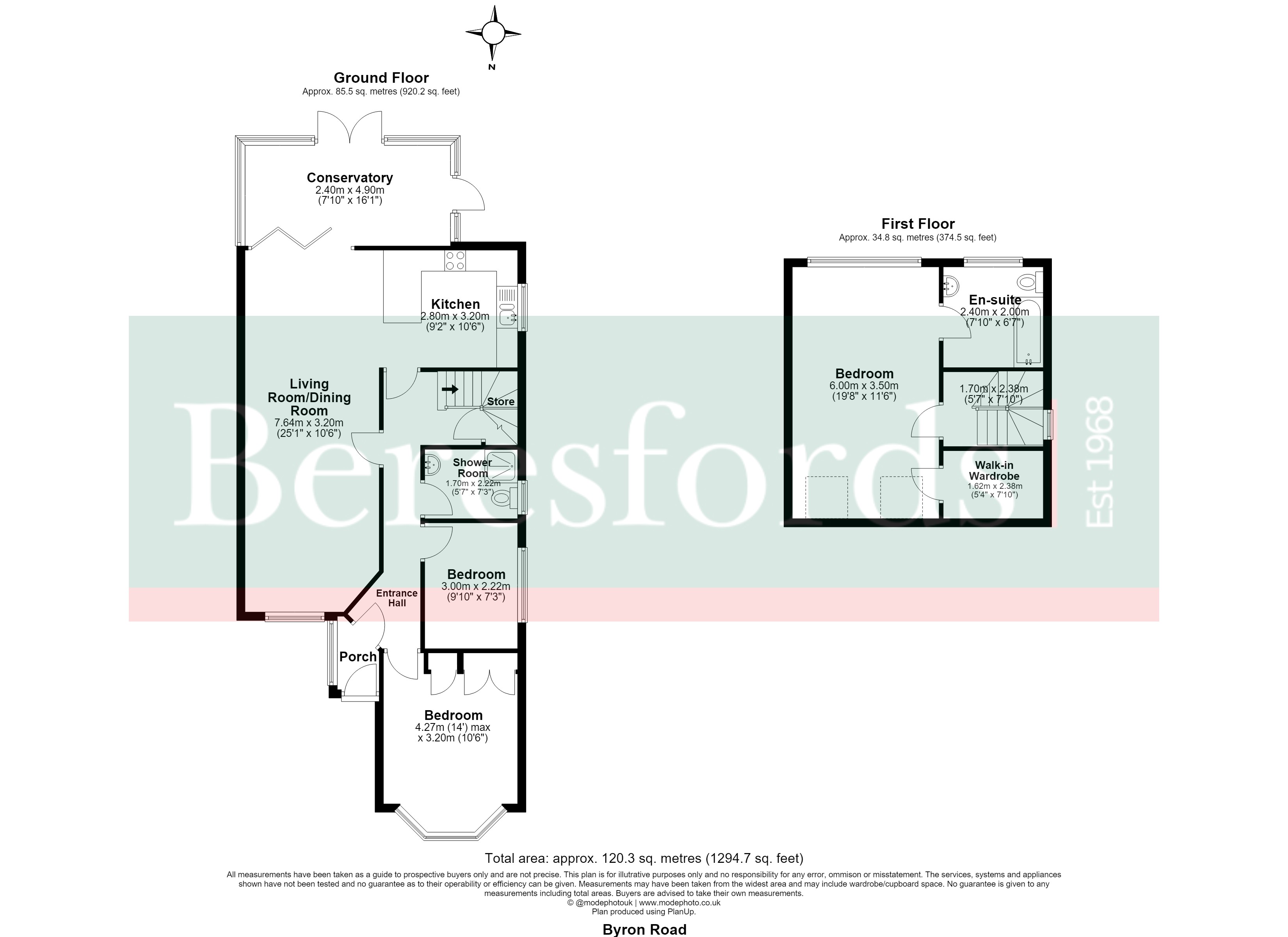 37, Byron Road, Brentwood floorplan