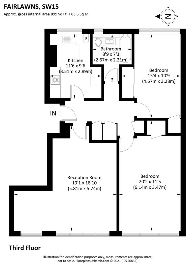 22, Fairlawns, Putney floorplan